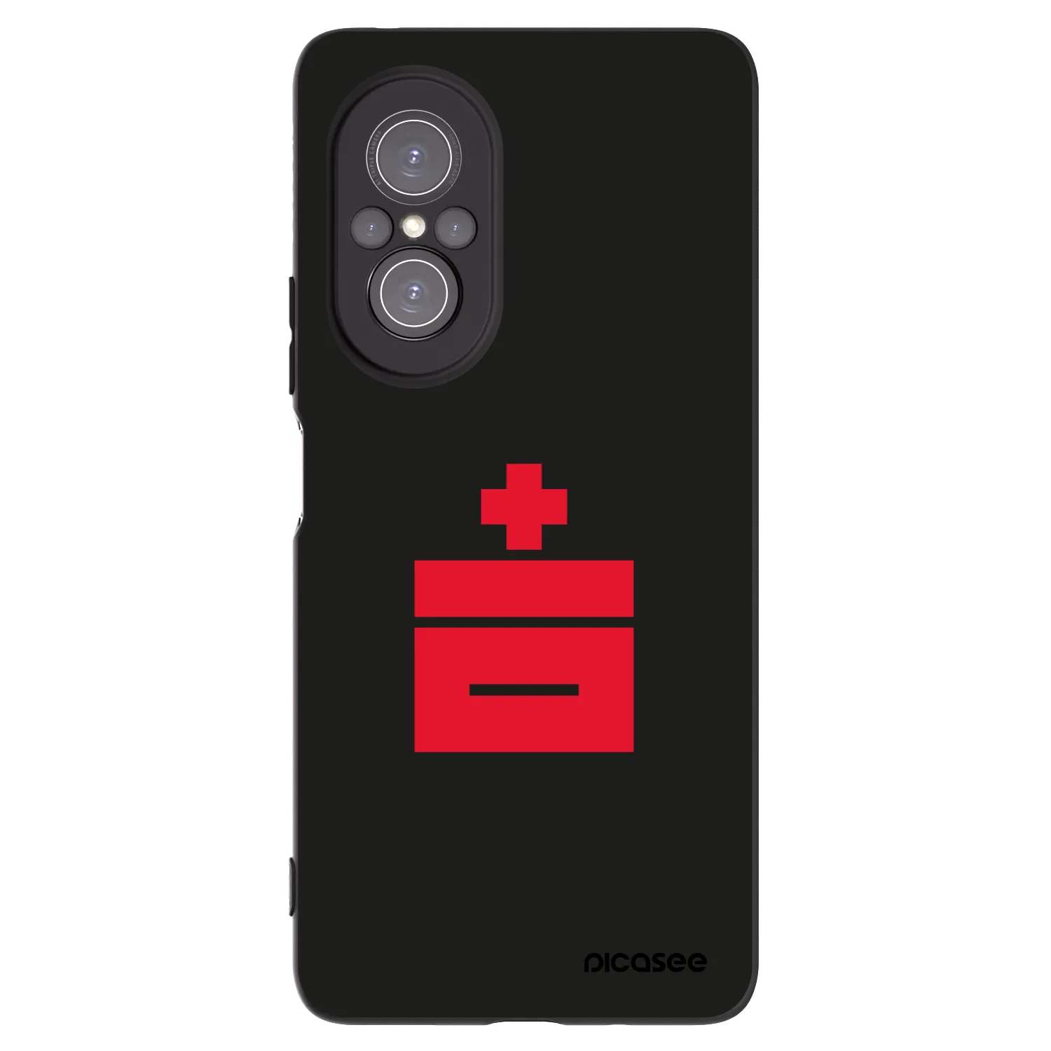 Picasee silikonski črni ovitek za Huawei Nova 9 SE - Le Plastenciaga