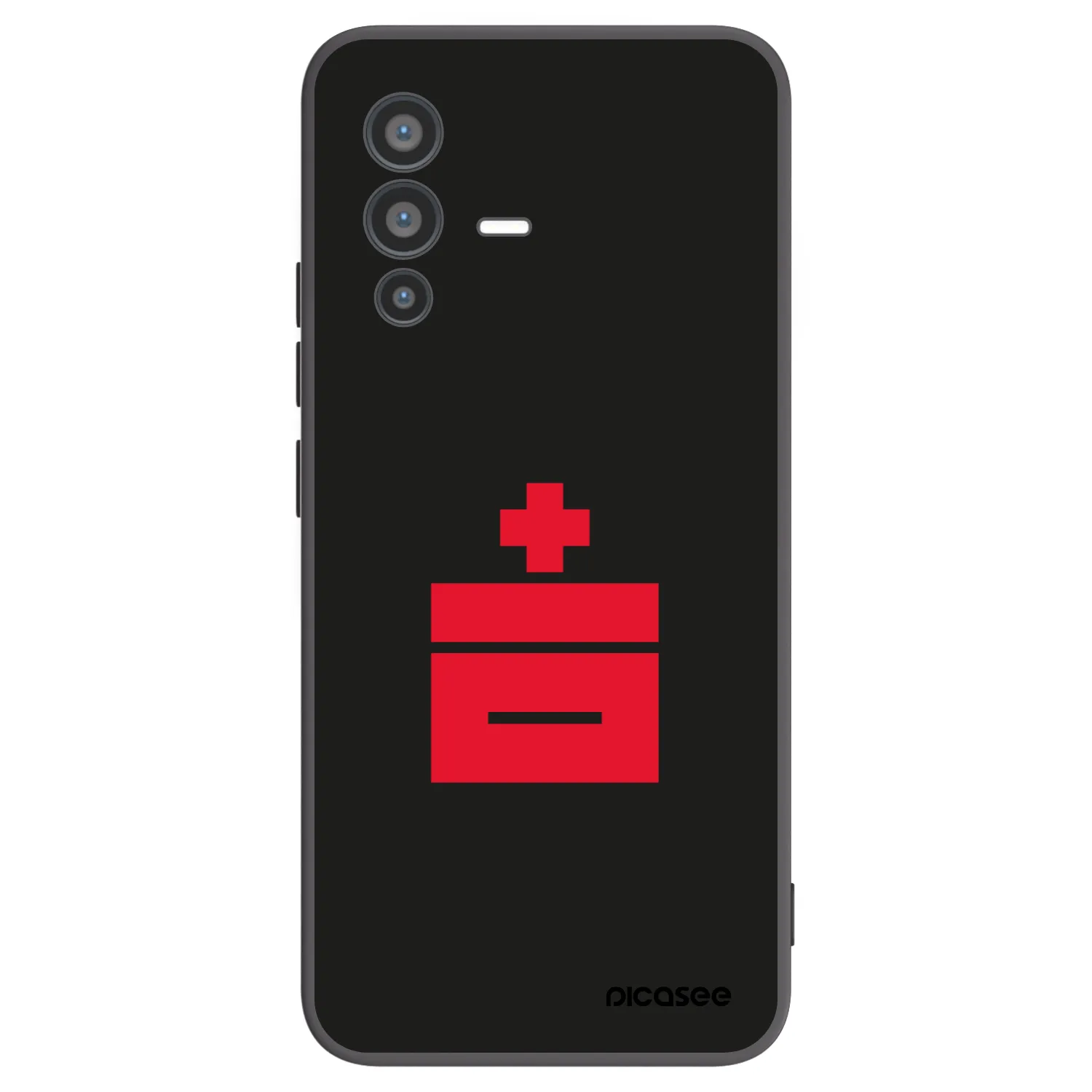 Picasee silikonski črni ovitek za Vivo V23 5G - Le Plastenciaga