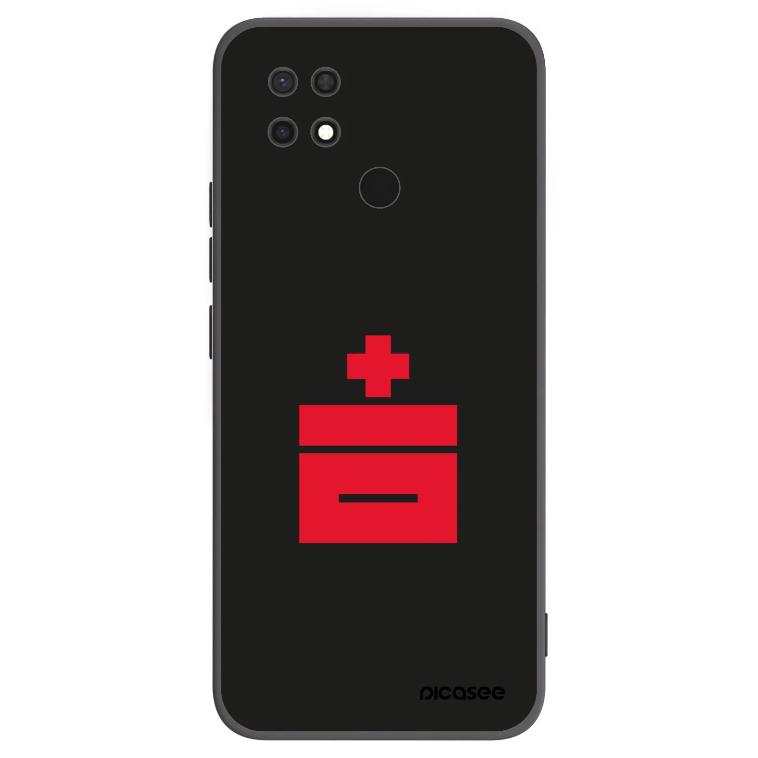 Picasee silikonski črni ovitek za Xiaomi Redmi 10C - Le Plastenciaga
