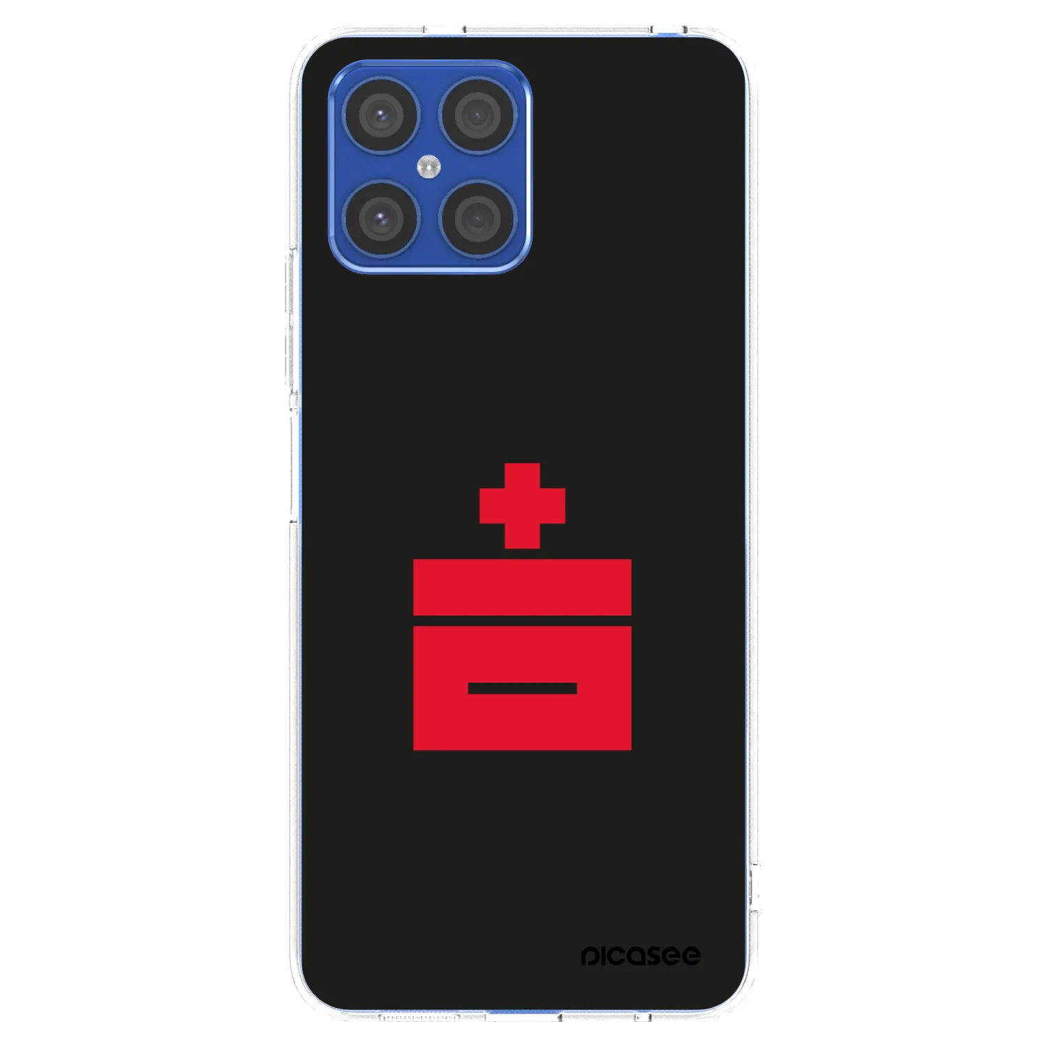Picasee silikonski prozorni ovitek za Honor X8 4G - Le Plastenciaga