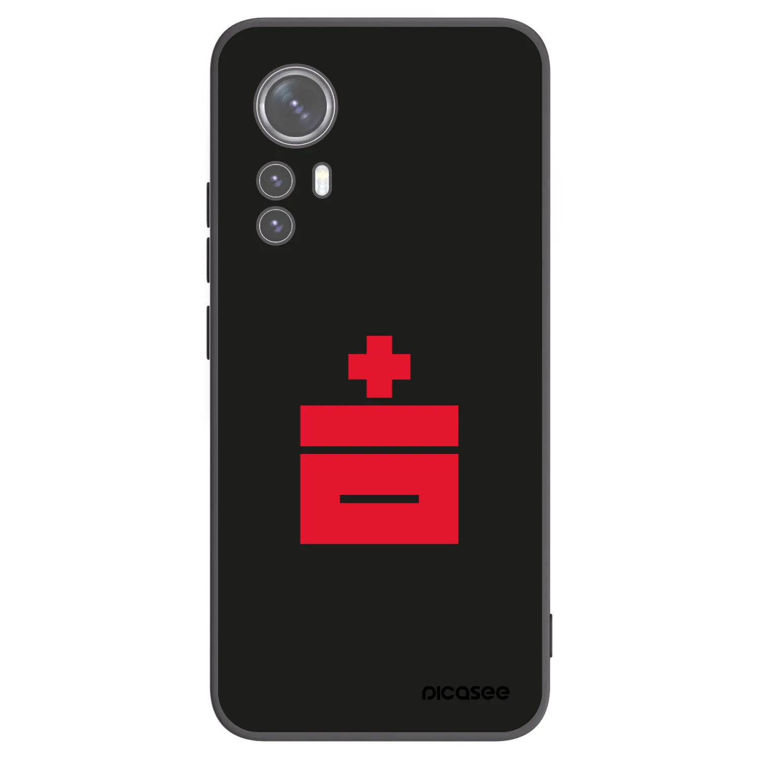 Picasee silikonski črni ovitek za Xiaomi 12X - Le Plastenciaga