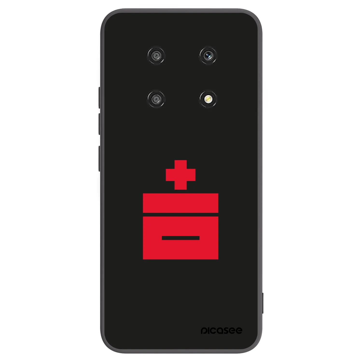 Picasee silikonski črni ovitek za Honor Magic4 Lite 5G - Le Plastenciaga