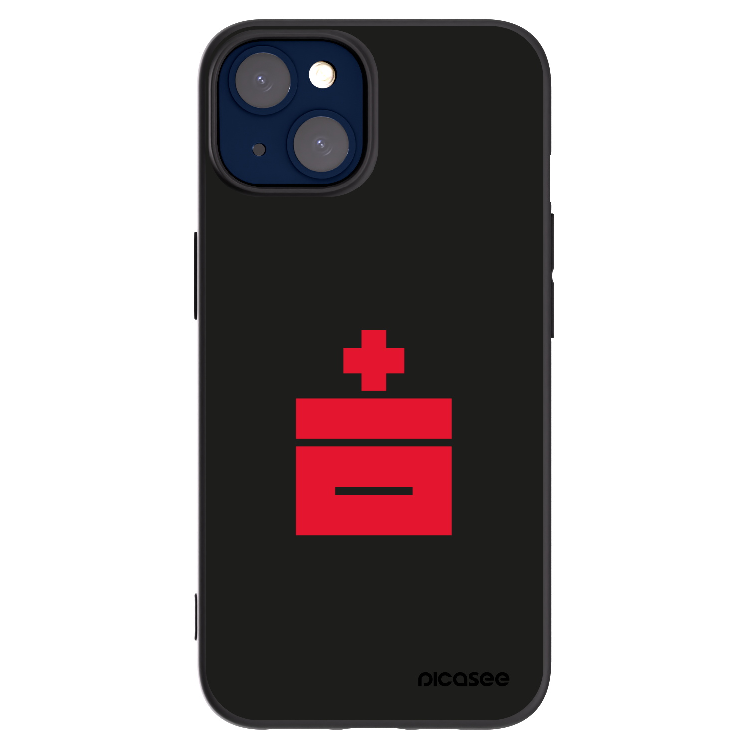 Picasee silikonski črni ovitek za Apple iPhone 14 - Le Plastenciaga