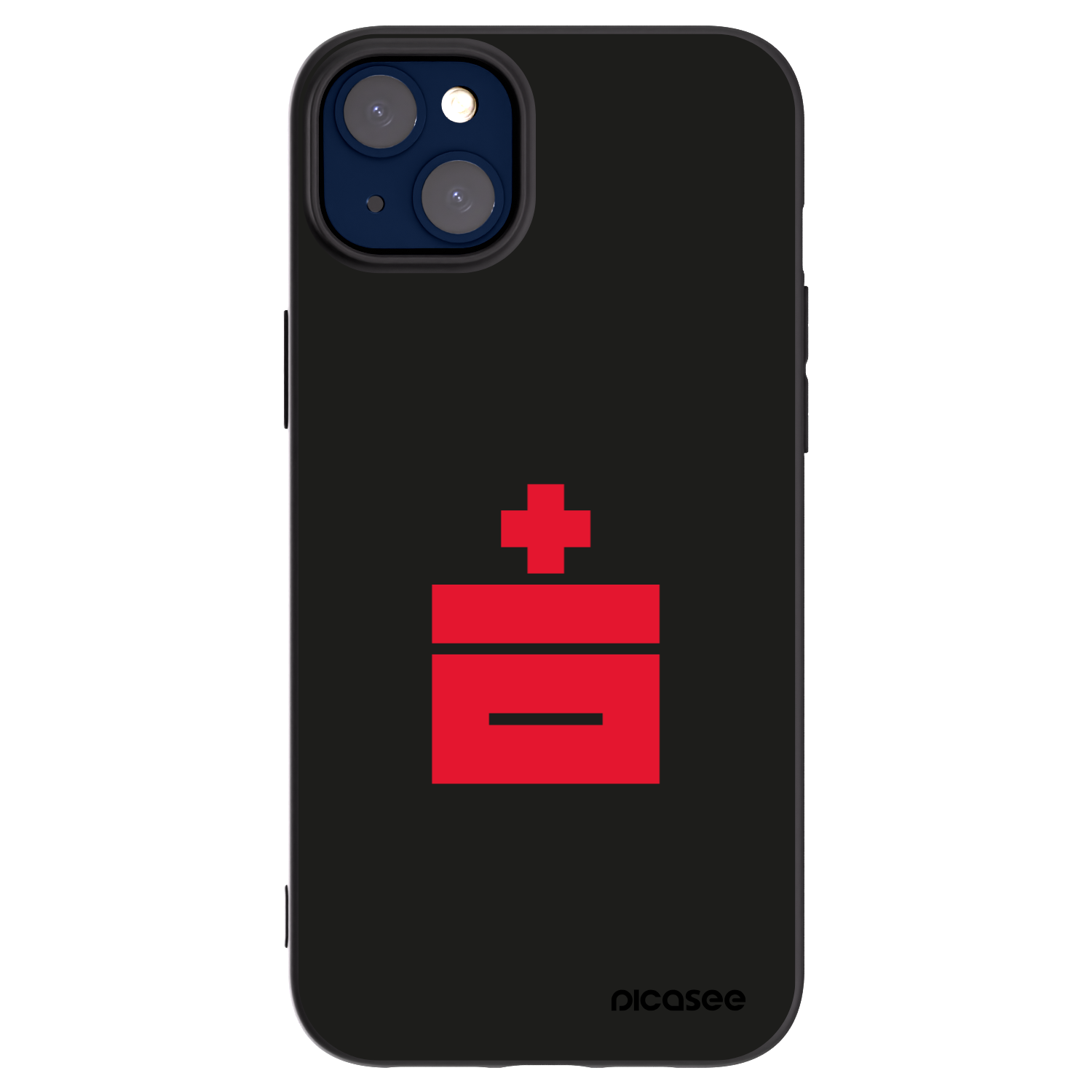 Picasee silikonski črni ovitek za Apple iPhone 14 Plus - Le Plastenciaga