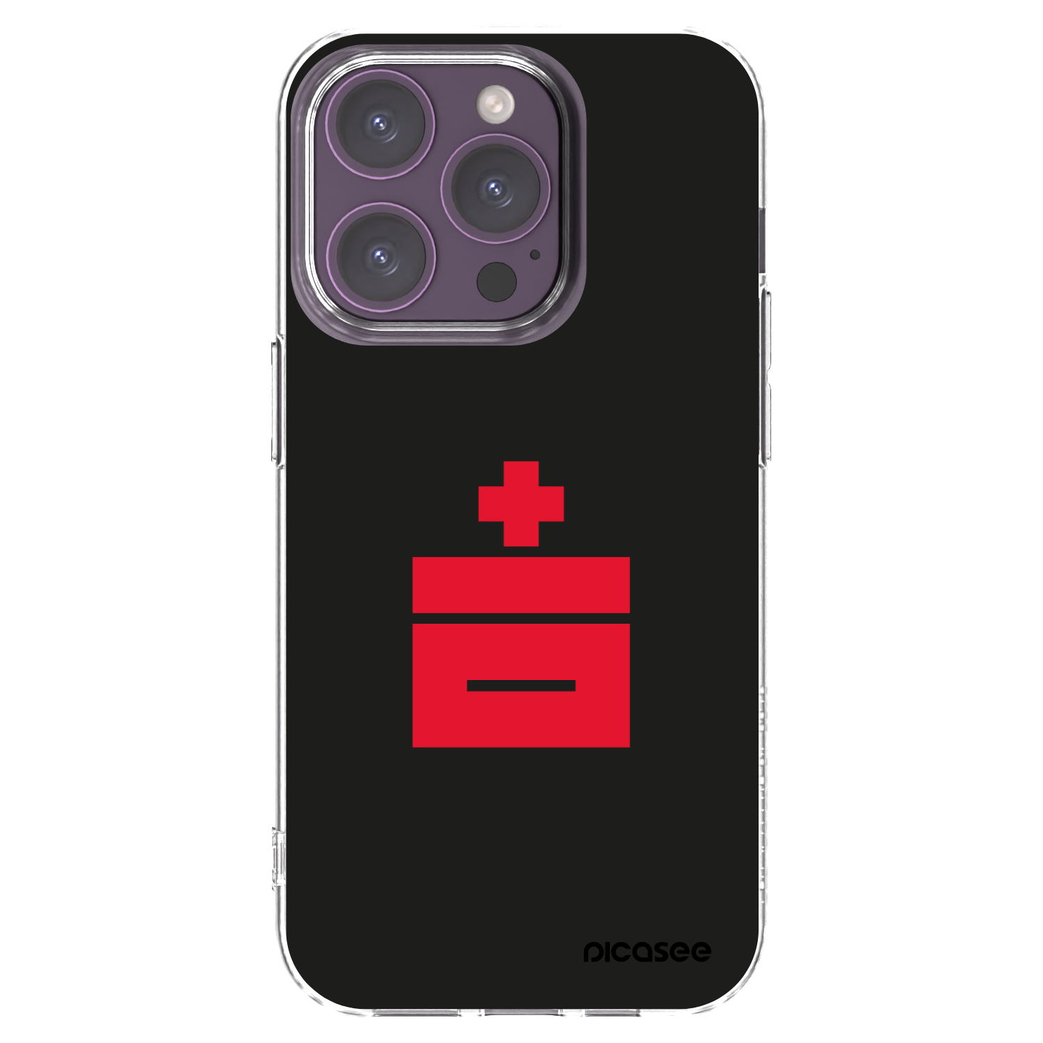 Picasee silikonski prozorni ovitek za Apple iPhone 14 Pro - Le Plastenciaga