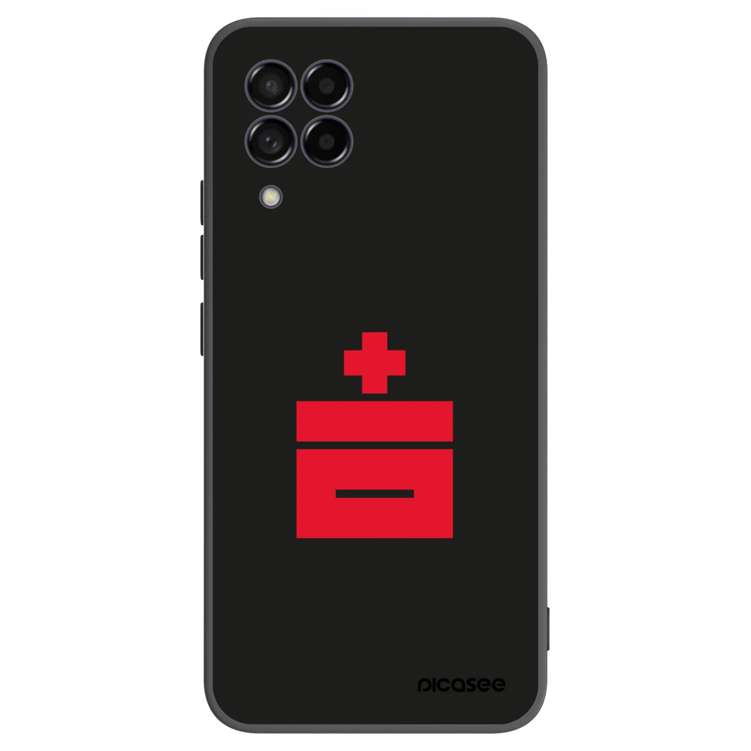 Picasee silikonski črni ovitek za Samsung Galaxy M53 5G - Le Plastenciaga