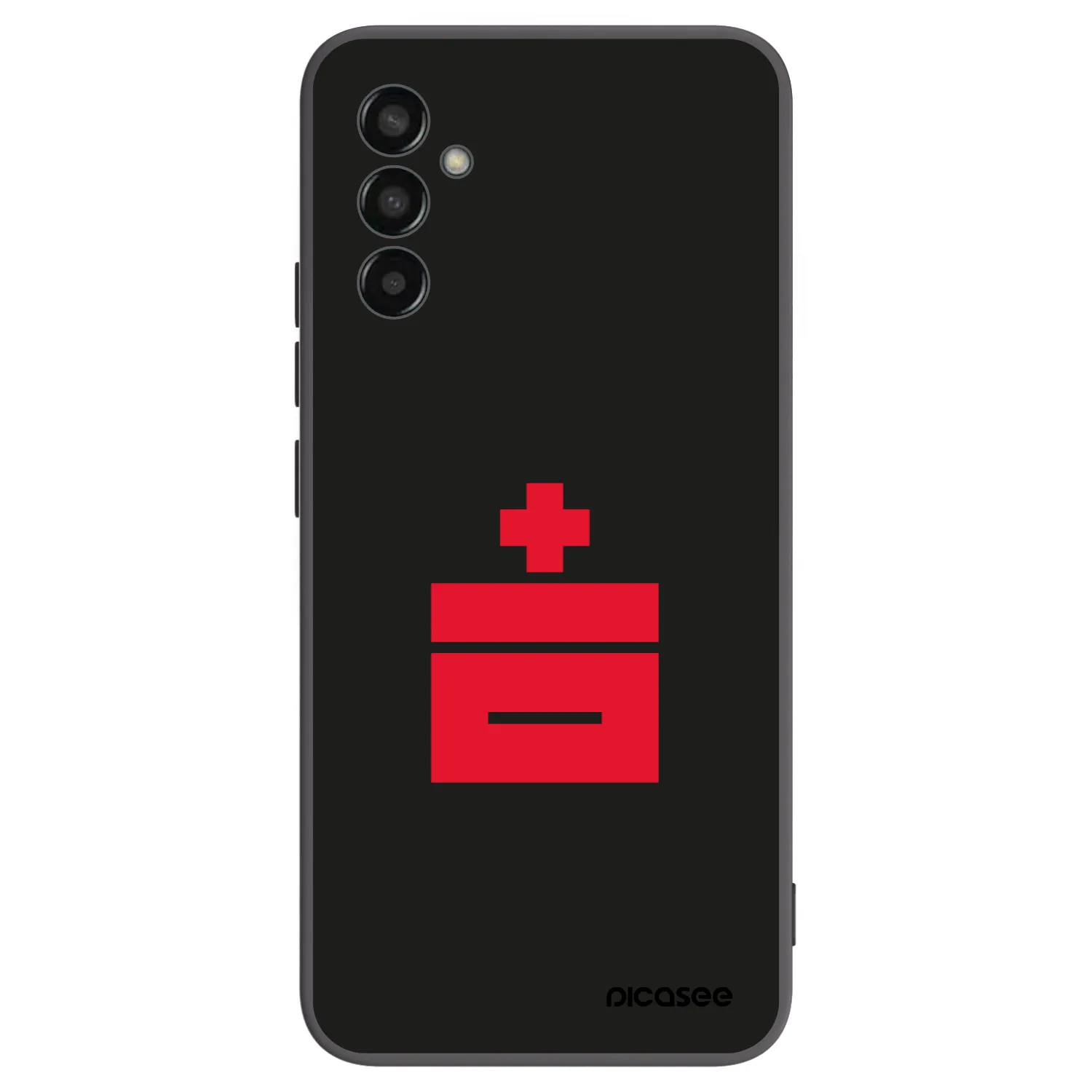 Picasee silikonski črni ovitek za Samsung Galaxy M13 M135F - Le Plastenciaga