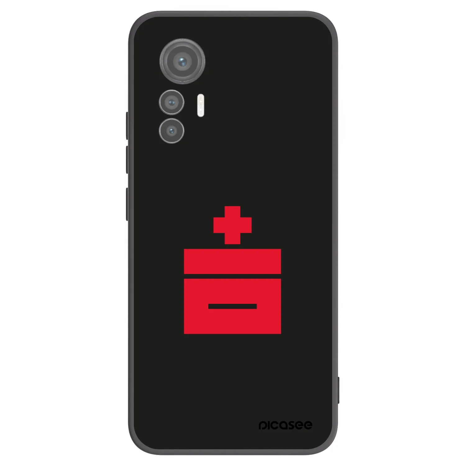 Picasee silikonski črni ovitek za Xiaomi 12 Lite - Le Plastenciaga