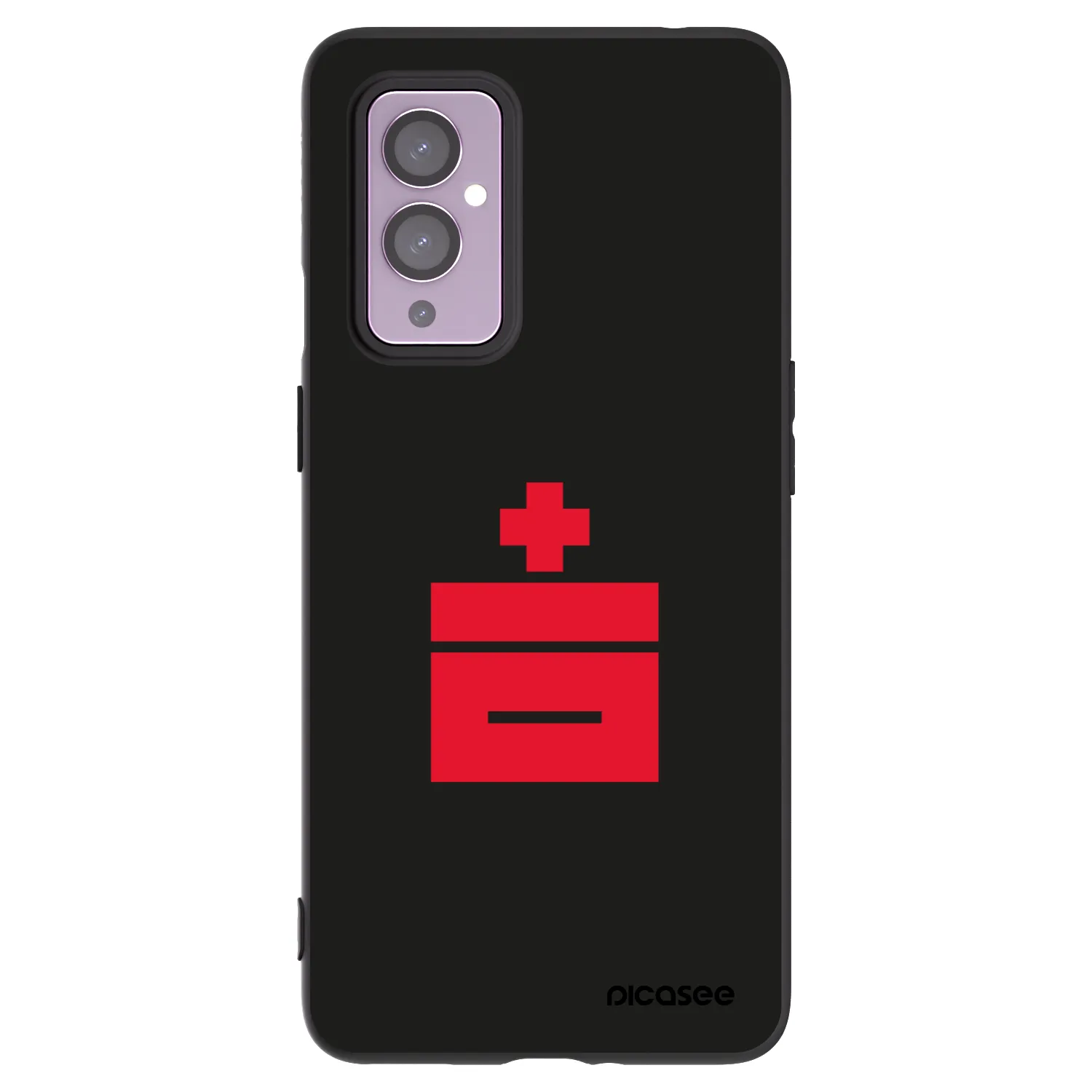 Picasee silikonski črni ovitek za OnePlus 9 - Le Plastenciaga