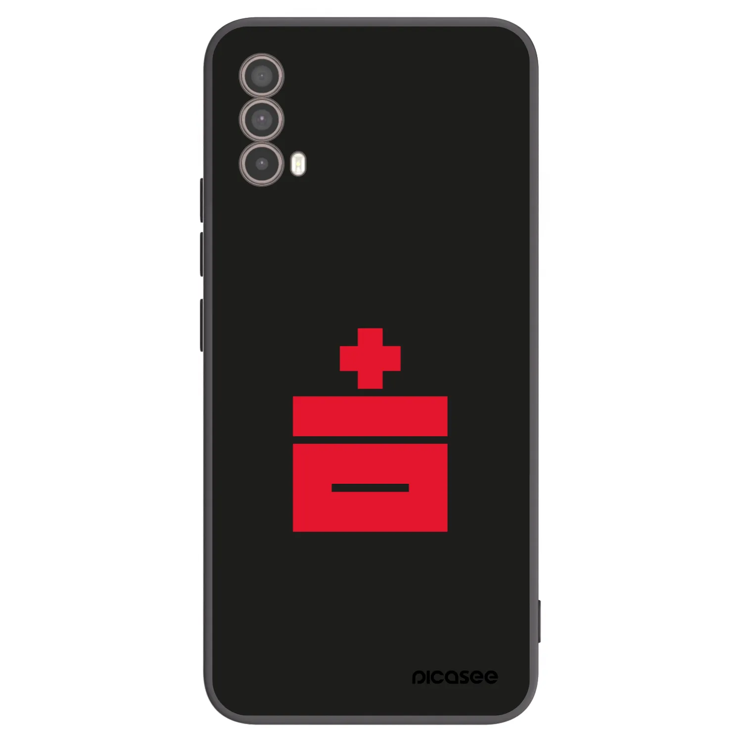 Picasee silikonski črni ovitek za Motorola Moto E40 - Le Plastenciaga