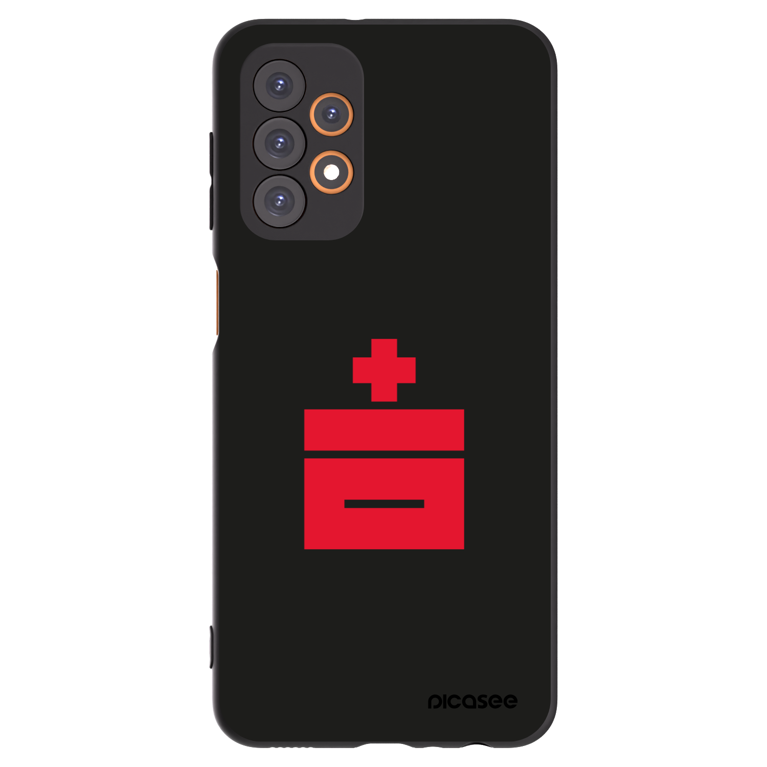 Picasee silikonski črni ovitek za Samsung Galaxy A23 A235F 4G - Le Plastenciaga