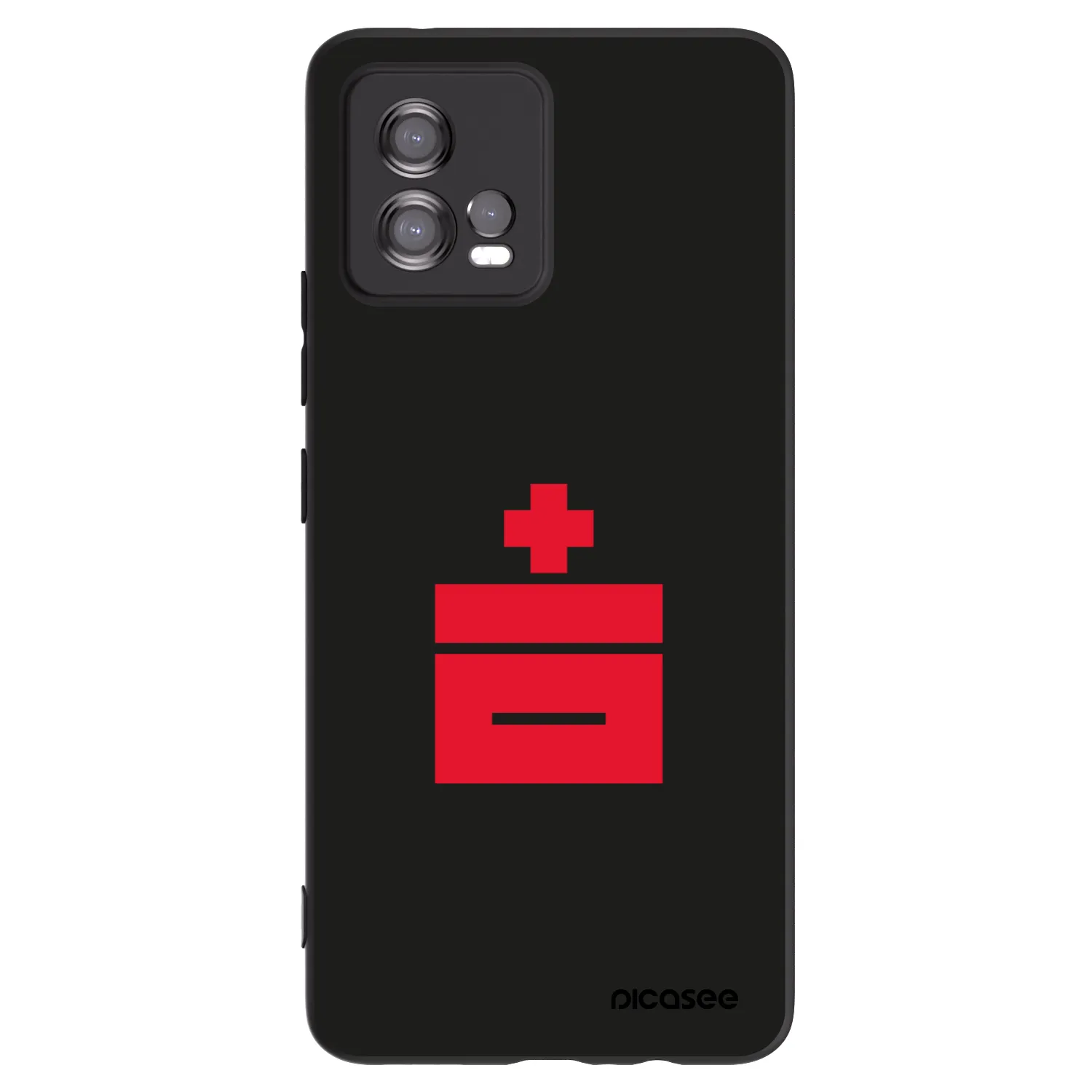 Picasee silikonski črni ovitek za Motorola Moto G72 - Le Plastenciaga