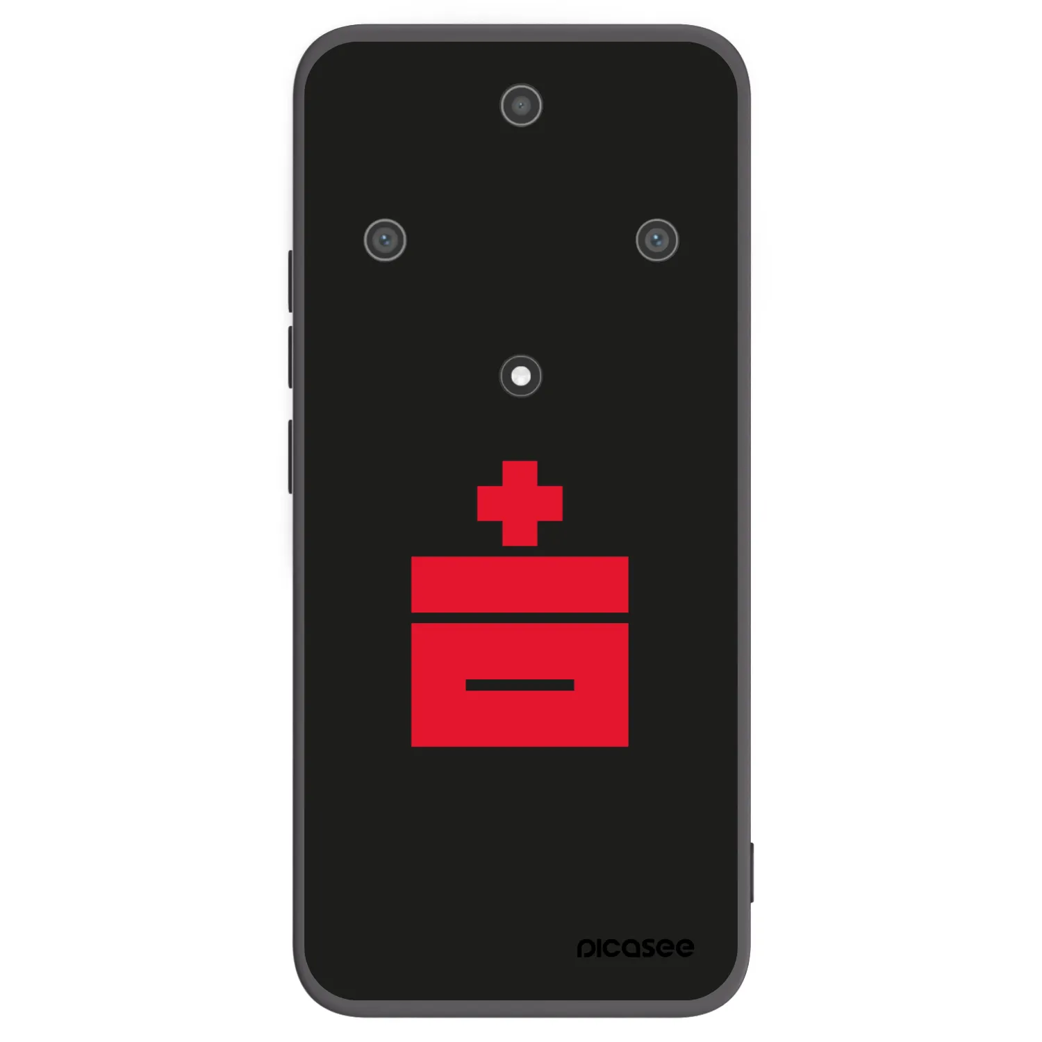 Picasee silikonski črni ovitek za Honor Magic5 Lite 5G - Le Plastenciaga