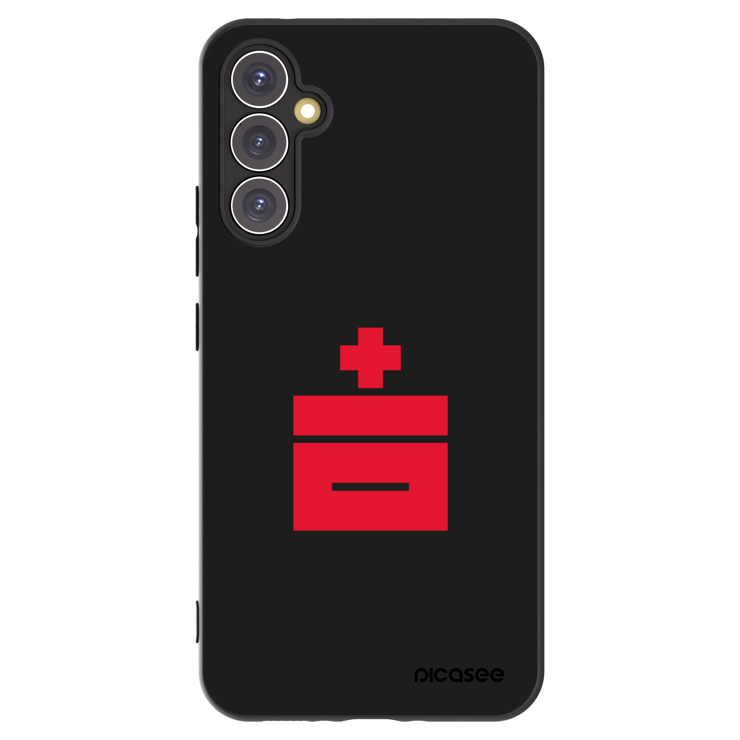 Picasee silikonski črni ovitek za Samsung Galaxy A34 5G A346B - Le Plastenciaga