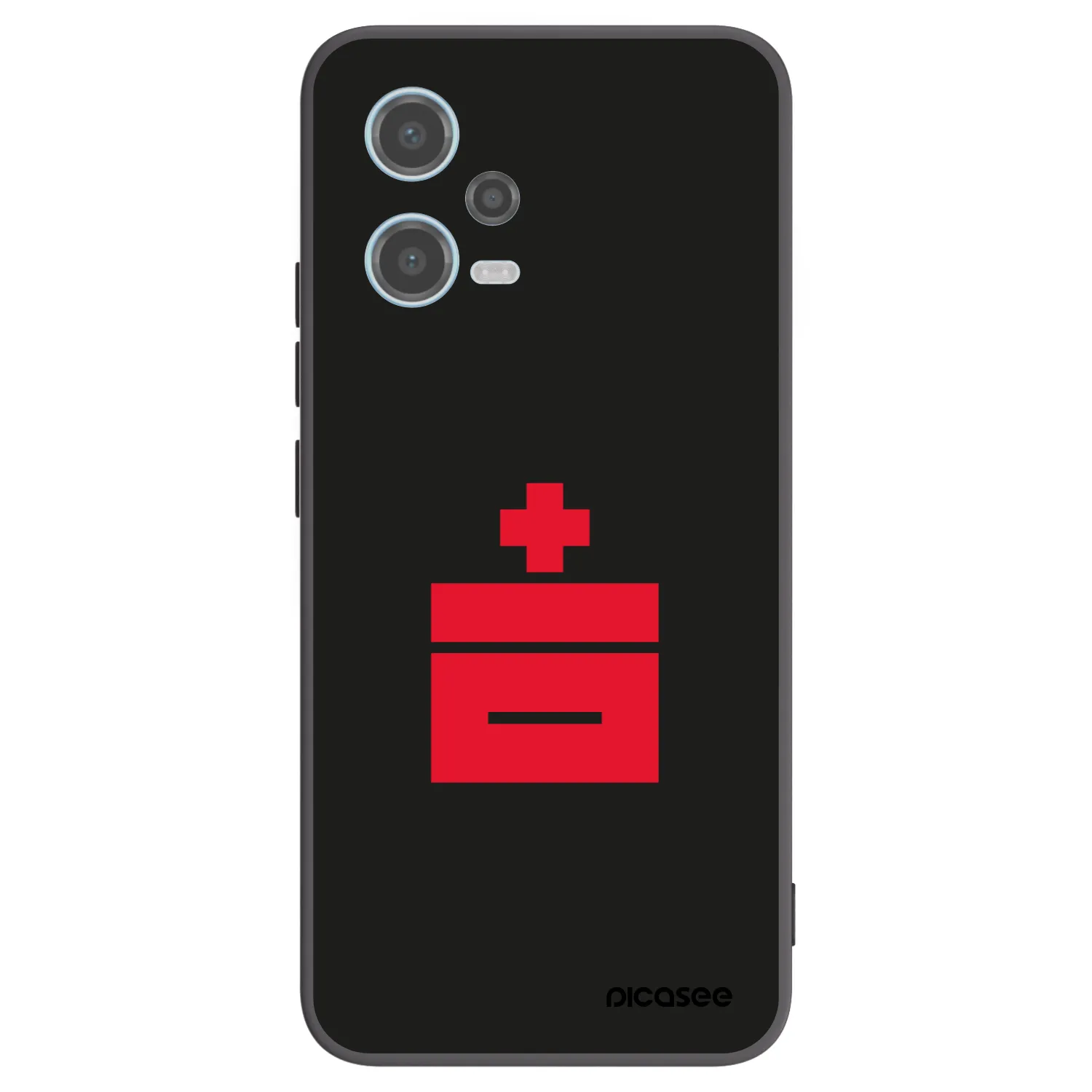 Picasee silikonski črni ovitek za Xiaomi Redmi Note 12 5G - Le Plastenciaga