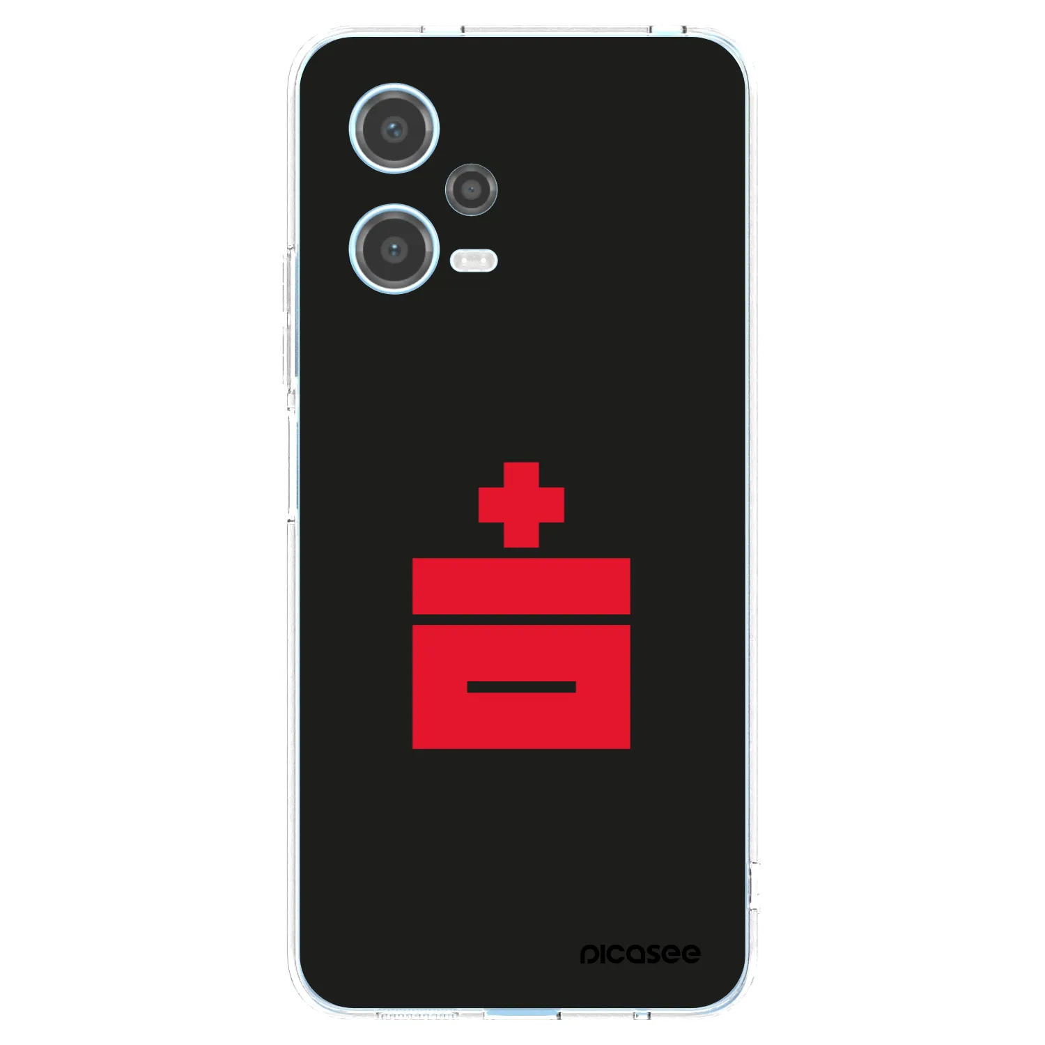 Picasee silikonski prozorni ovitek za Xiaomi Redmi Note 12 5G - Le Plastenciaga