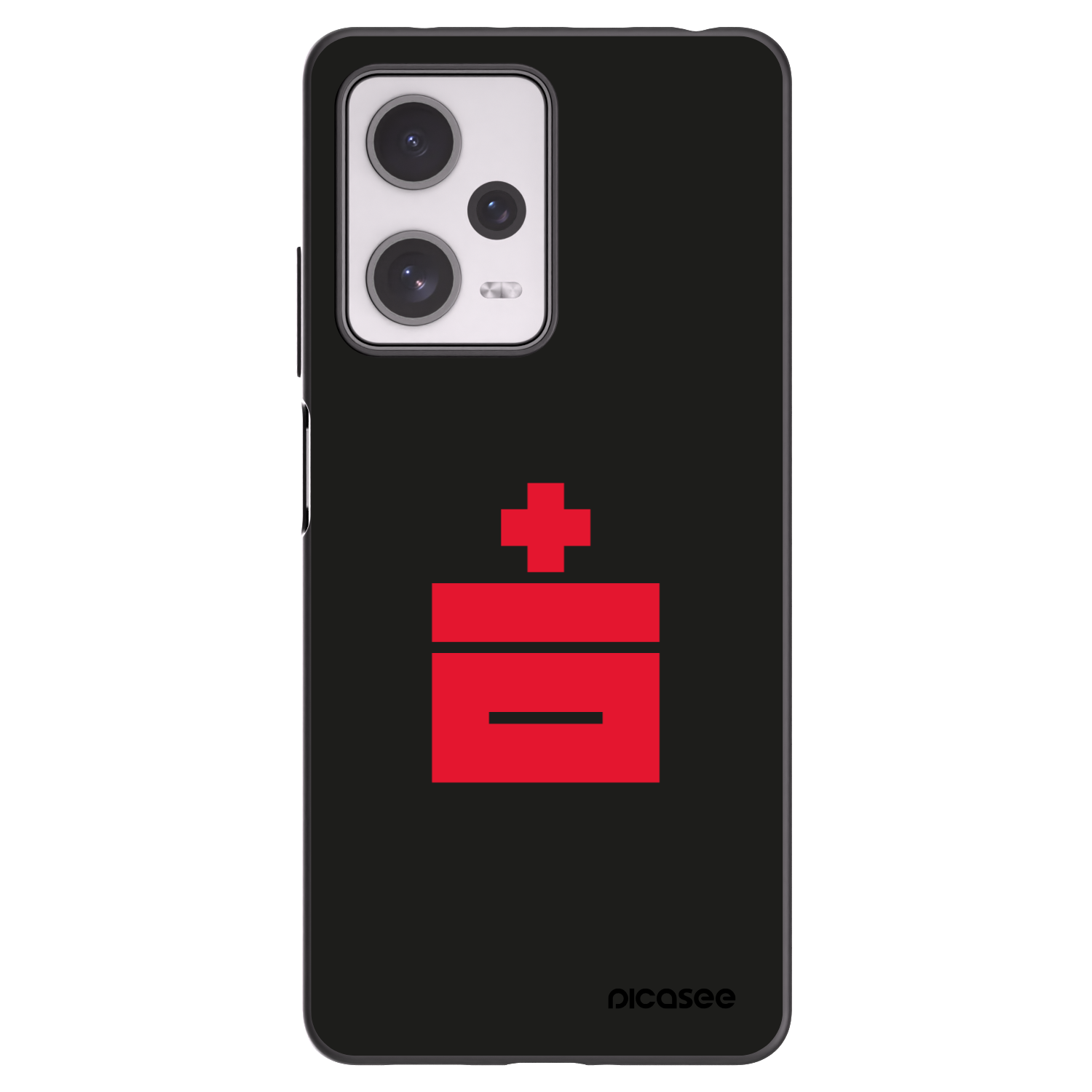 Picasee silikonski črni ovitek za Xiaomi Redmi Note 12 Pro+ 5G - Le Plastenciaga