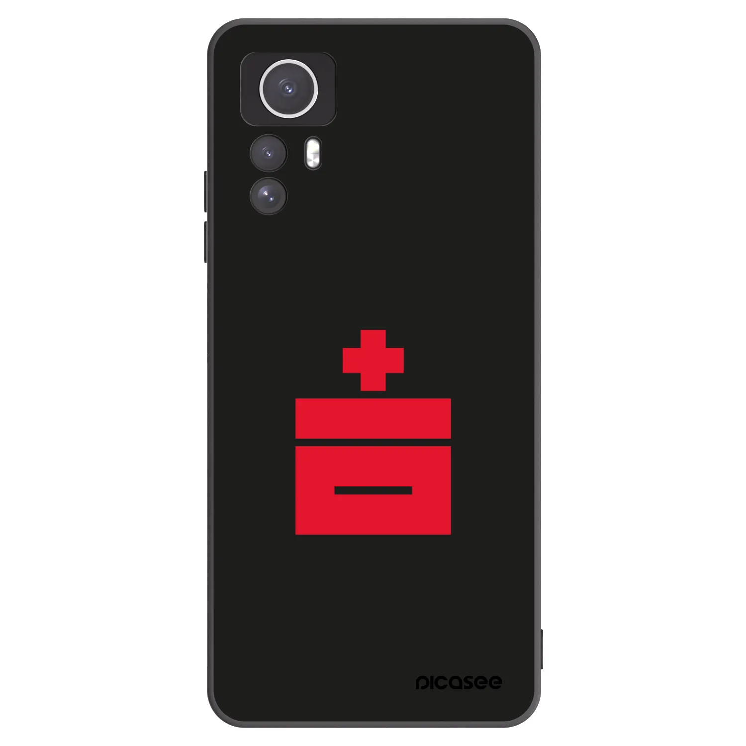 Picasee silikonski črni ovitek za Xiaomi Redmi Note 12S - Le Plastenciaga