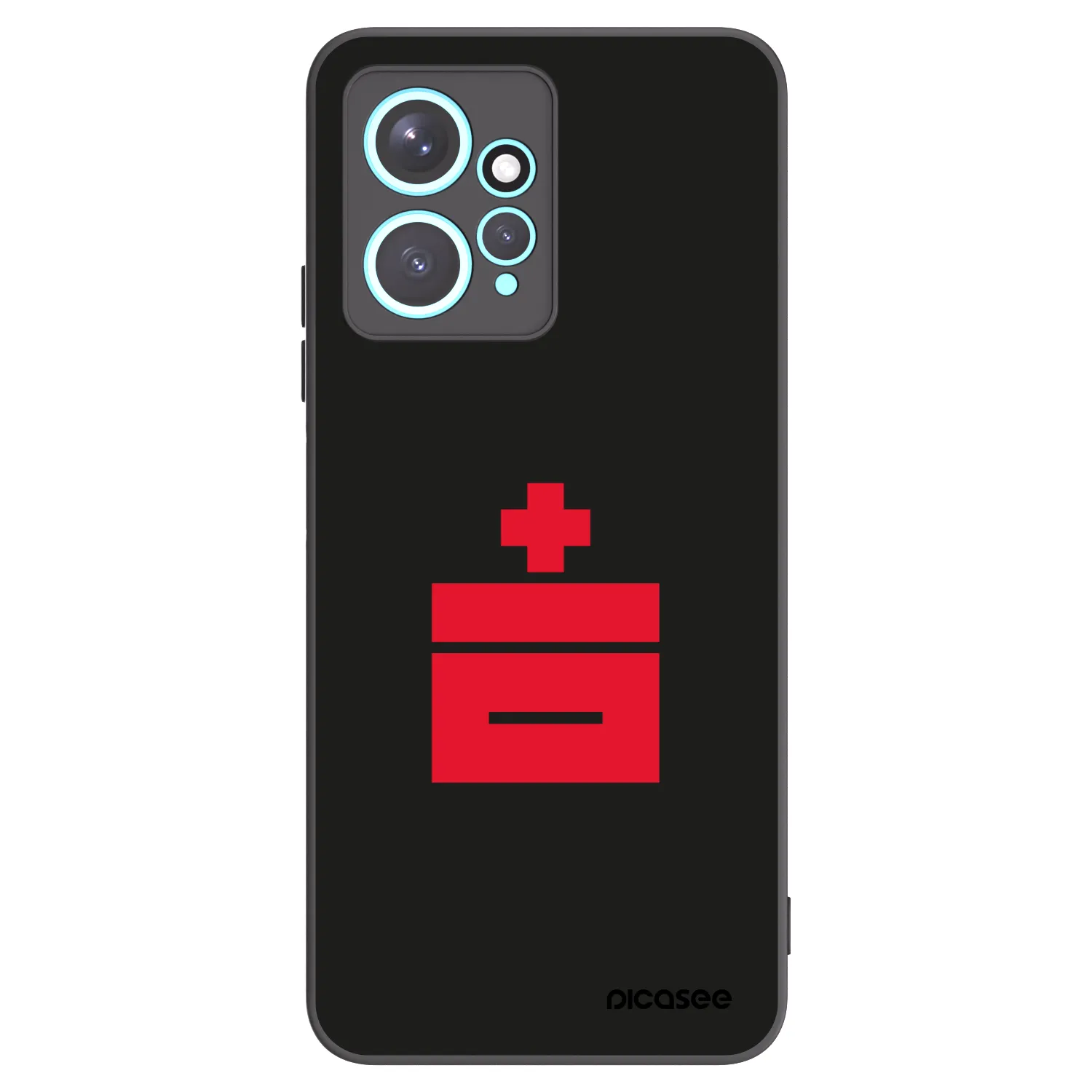 Picasee silikonski črni ovitek za Xiaomi Redmi Note 12 4G - Le Plastenciaga