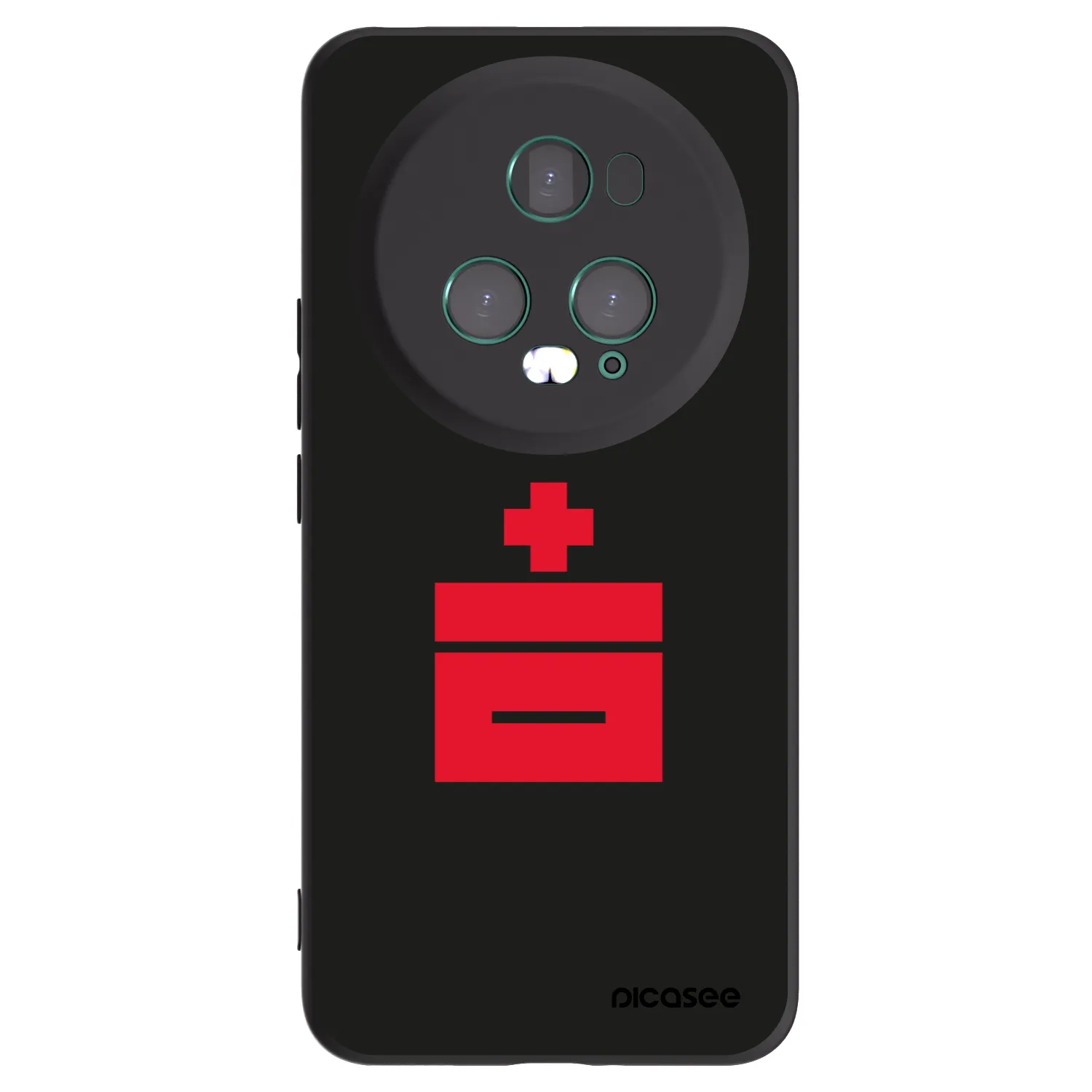 Picasee silikonski črni ovitek za Honor Magic5 Pro - Le Plastenciaga