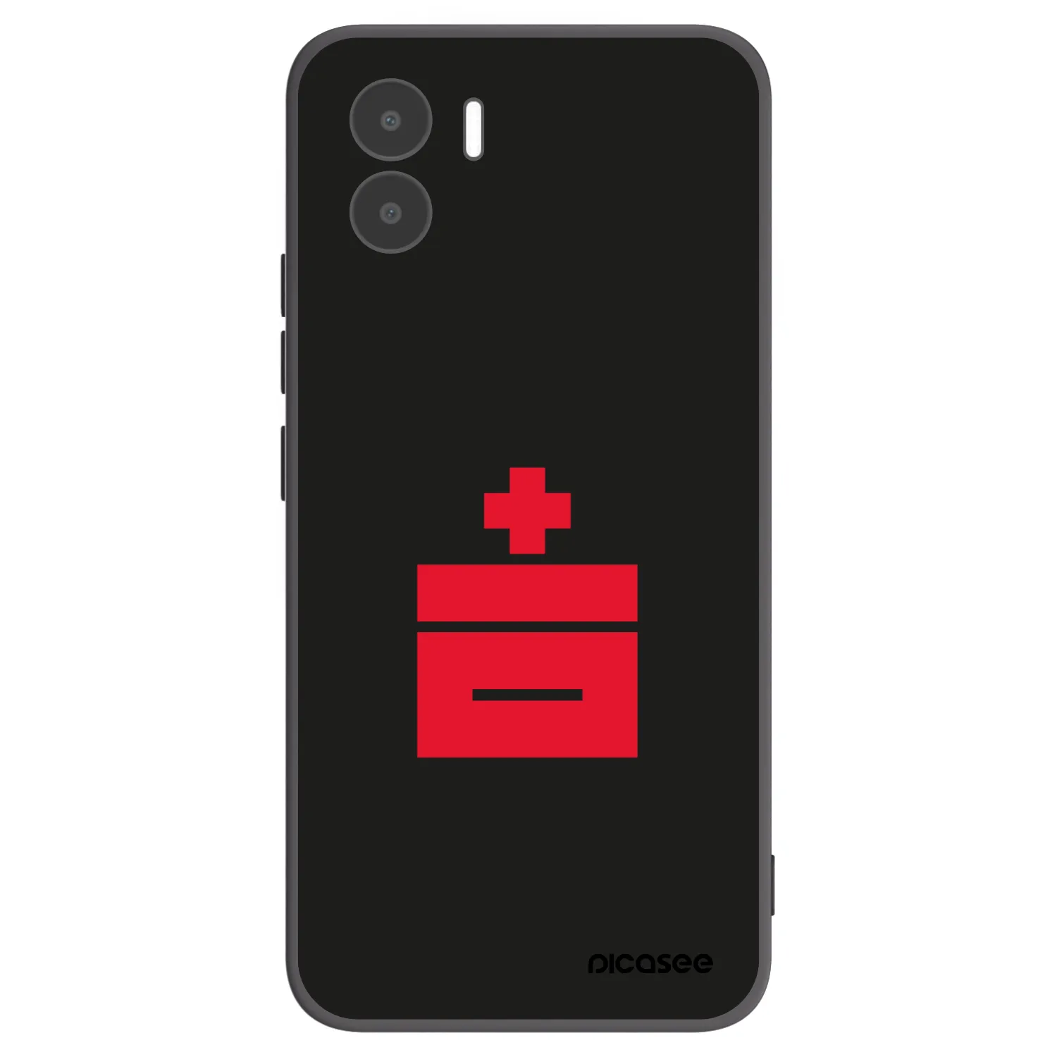 Picasee silikonski črni ovitek za Xiaomi Redmi A2 - Le Plastenciaga