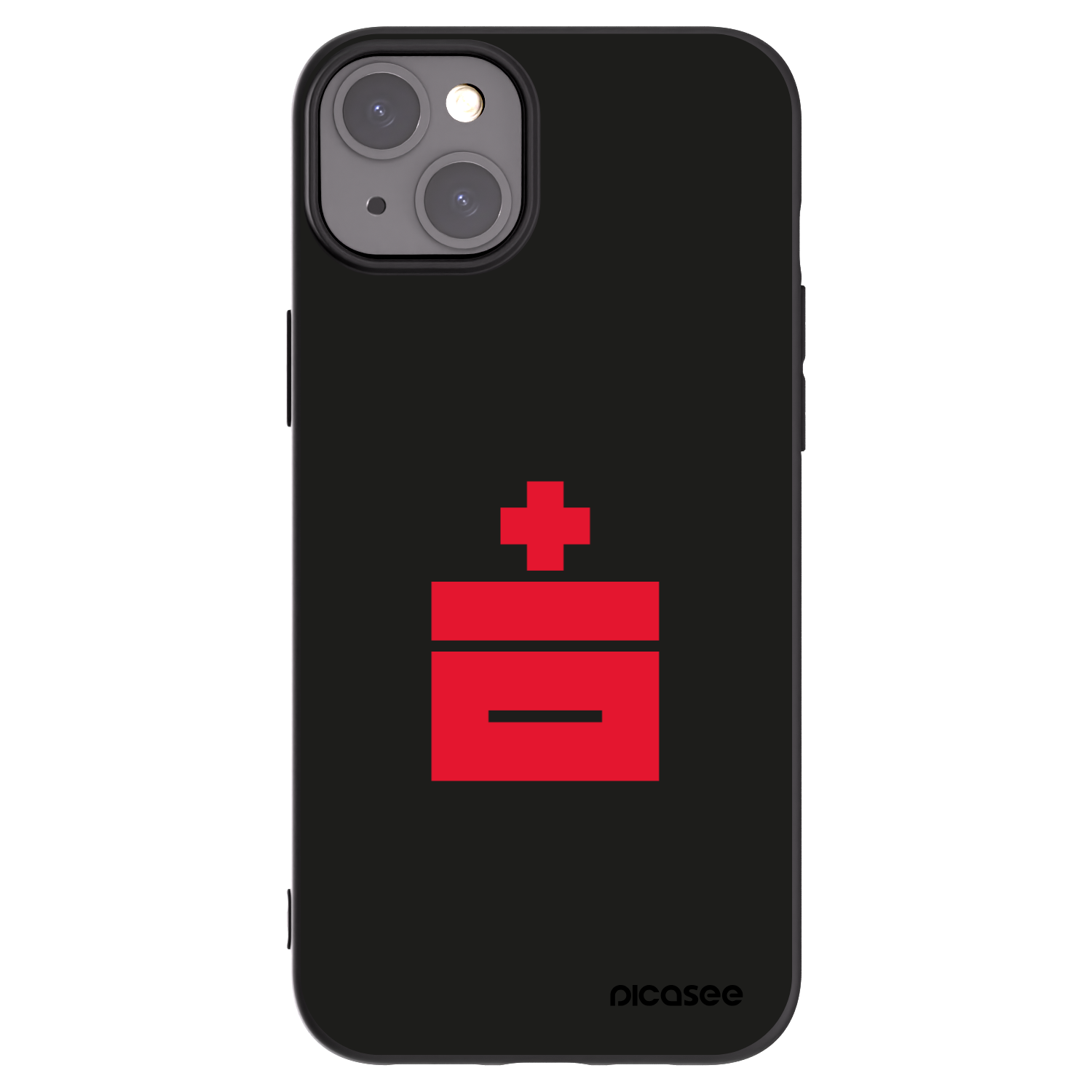 Picasee silikonski črni ovitek za Apple iPhone 15 Plus - Le Plastenciaga