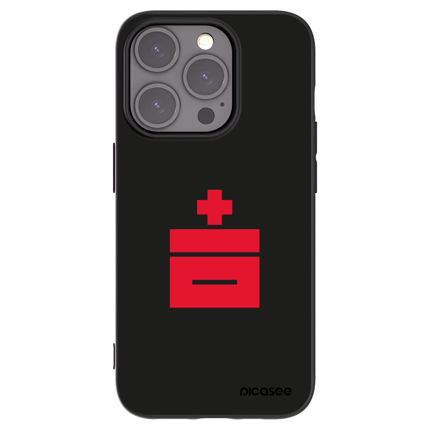 Picasee silikonski črni ovitek za Apple iPhone 15 Pro - Le Plastenciaga