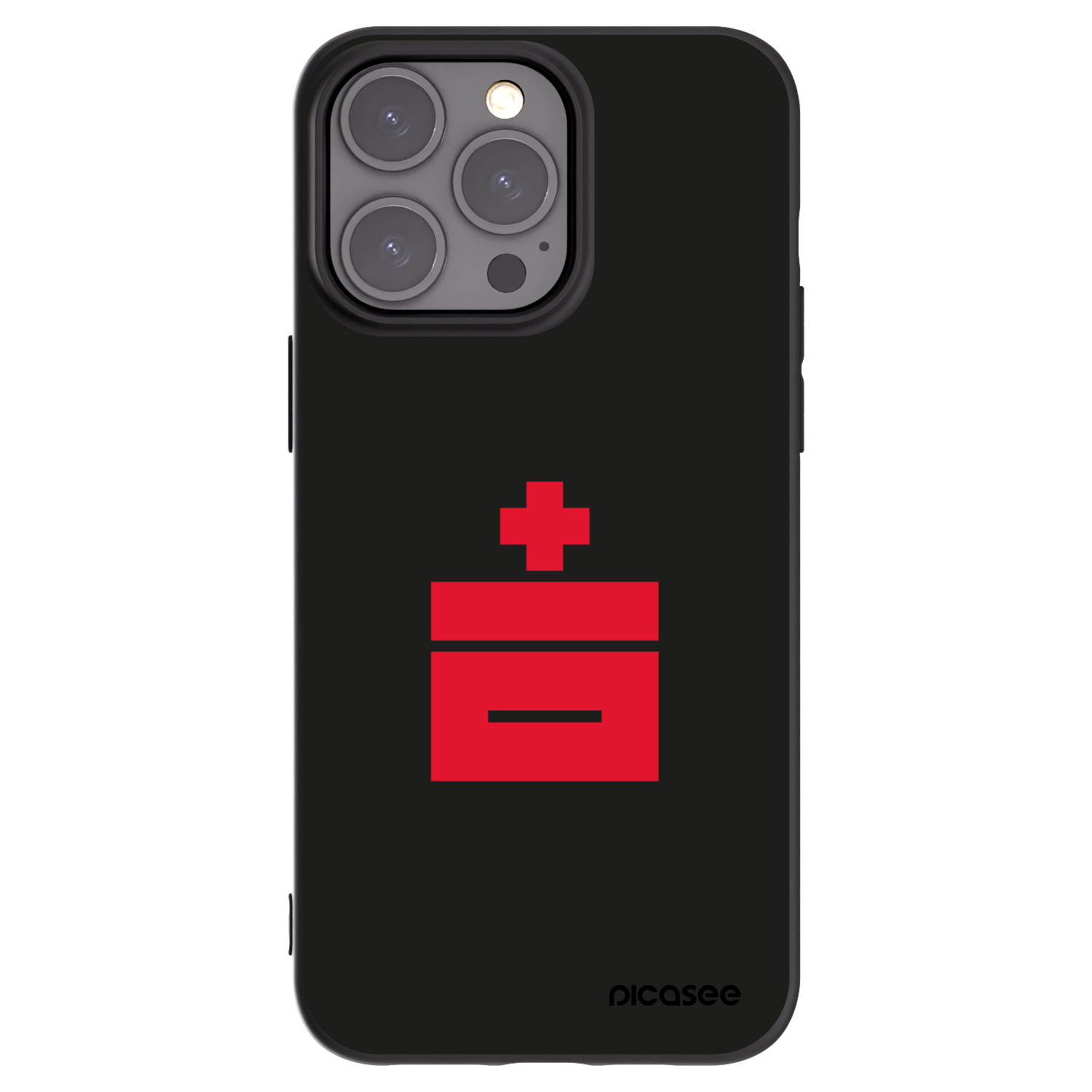Picasee silikonski črni ovitek za Apple iPhone 15 Pro Max - Le Plastenciaga