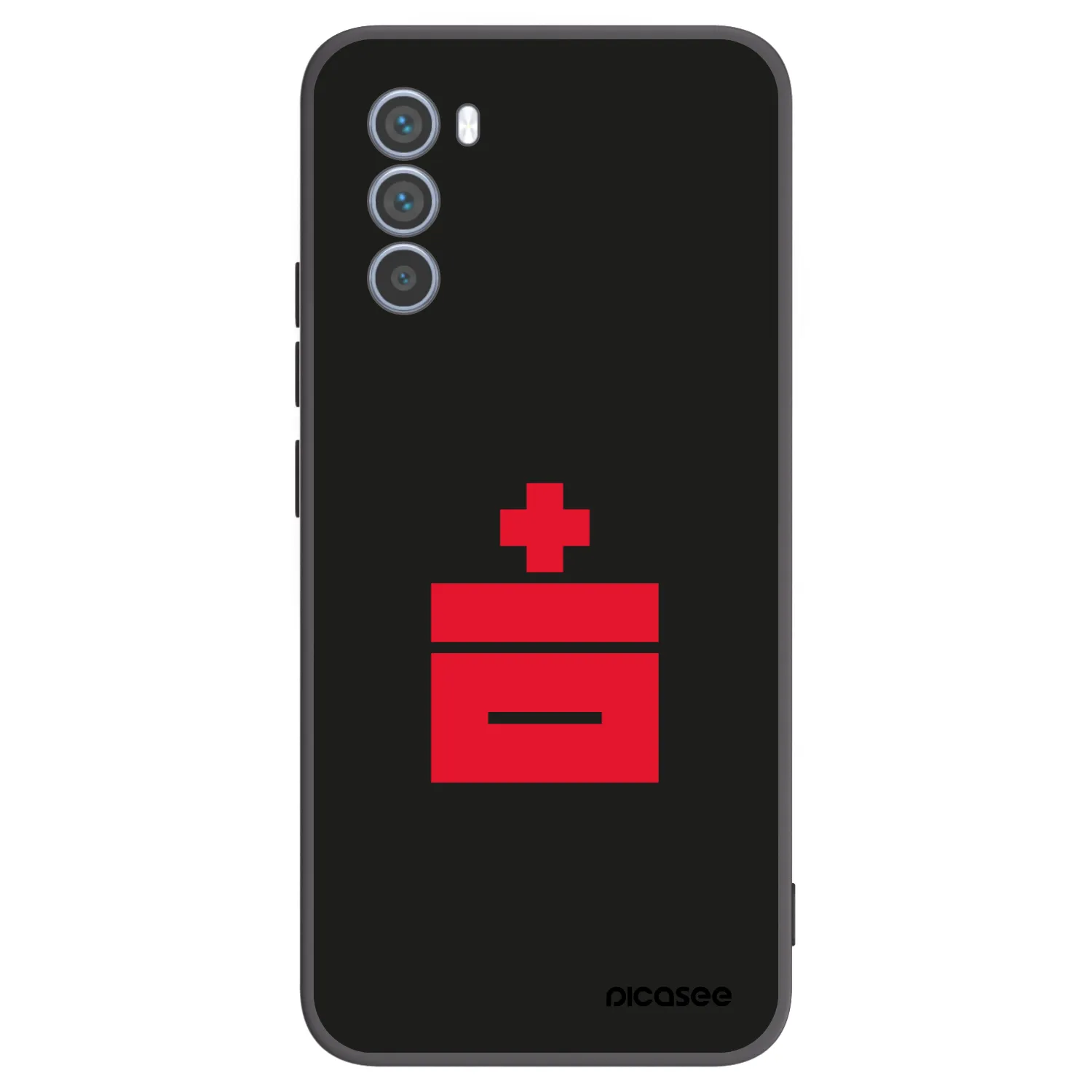 Picasee silikonski črni ovitek za Motorola Moto G62 - Le Plastenciaga