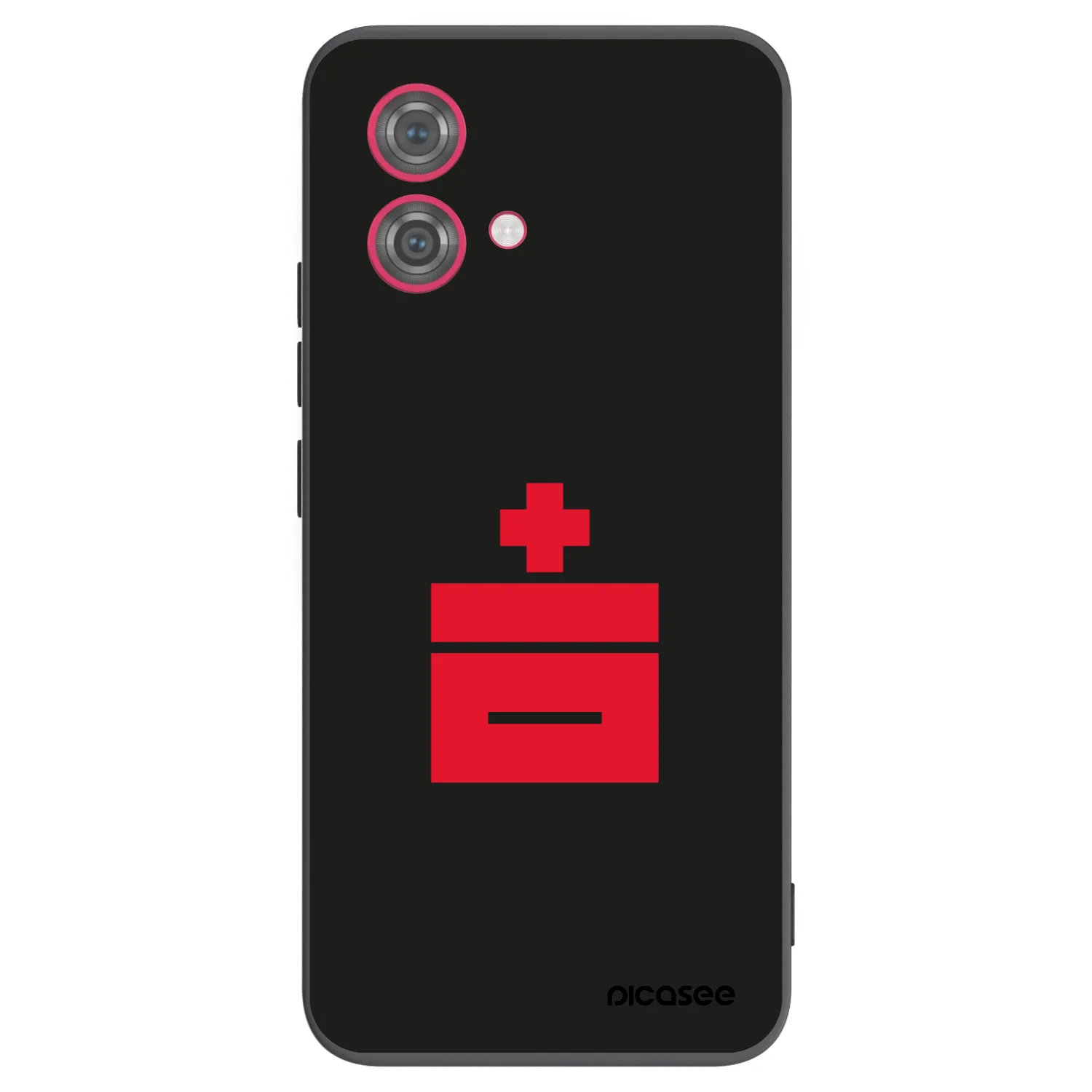 Picasee silikonski črni ovitek za Motorola Moto G84 5G - Le Plastenciaga