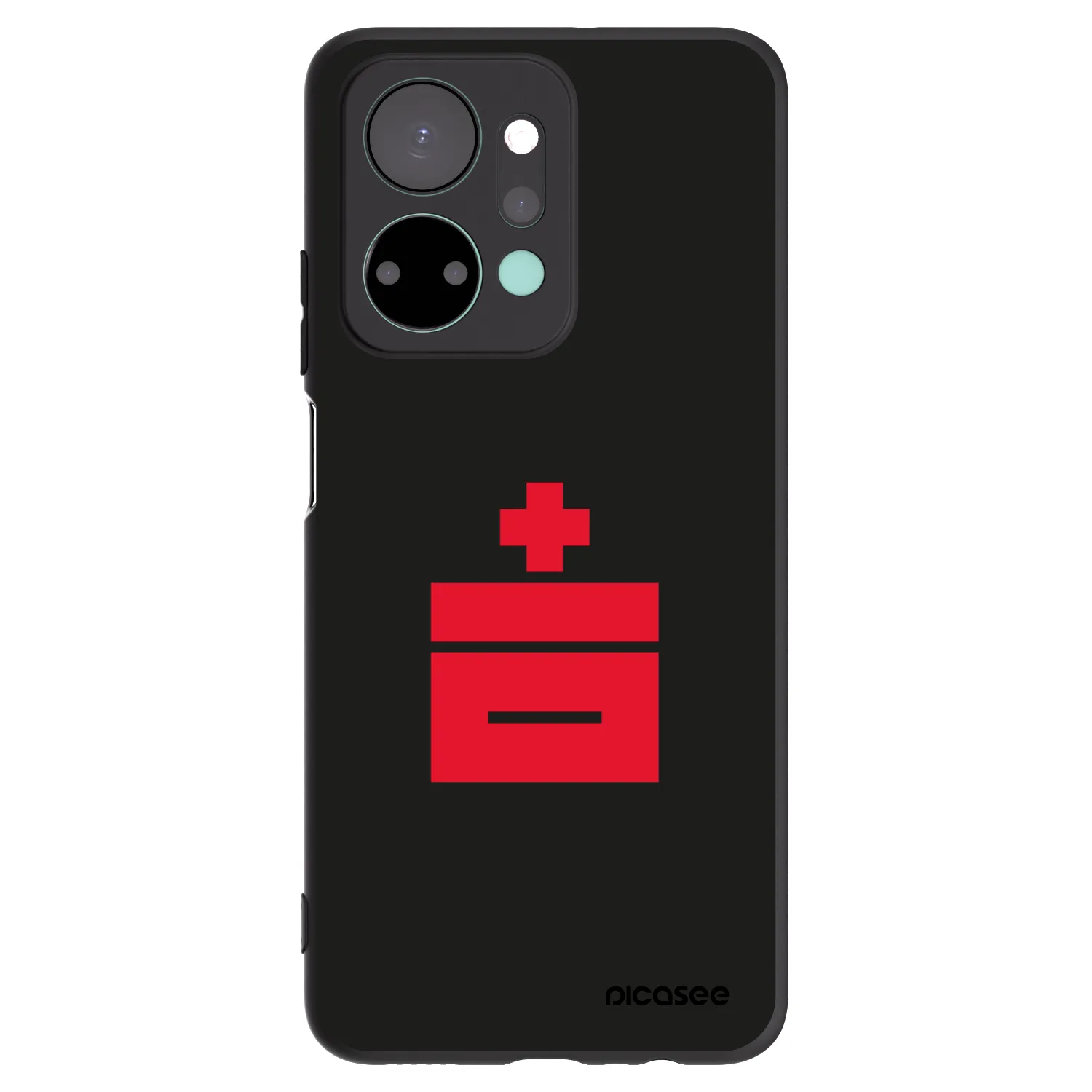 Picasee silikonski črni ovitek za Honor X7a - Le Plastenciaga