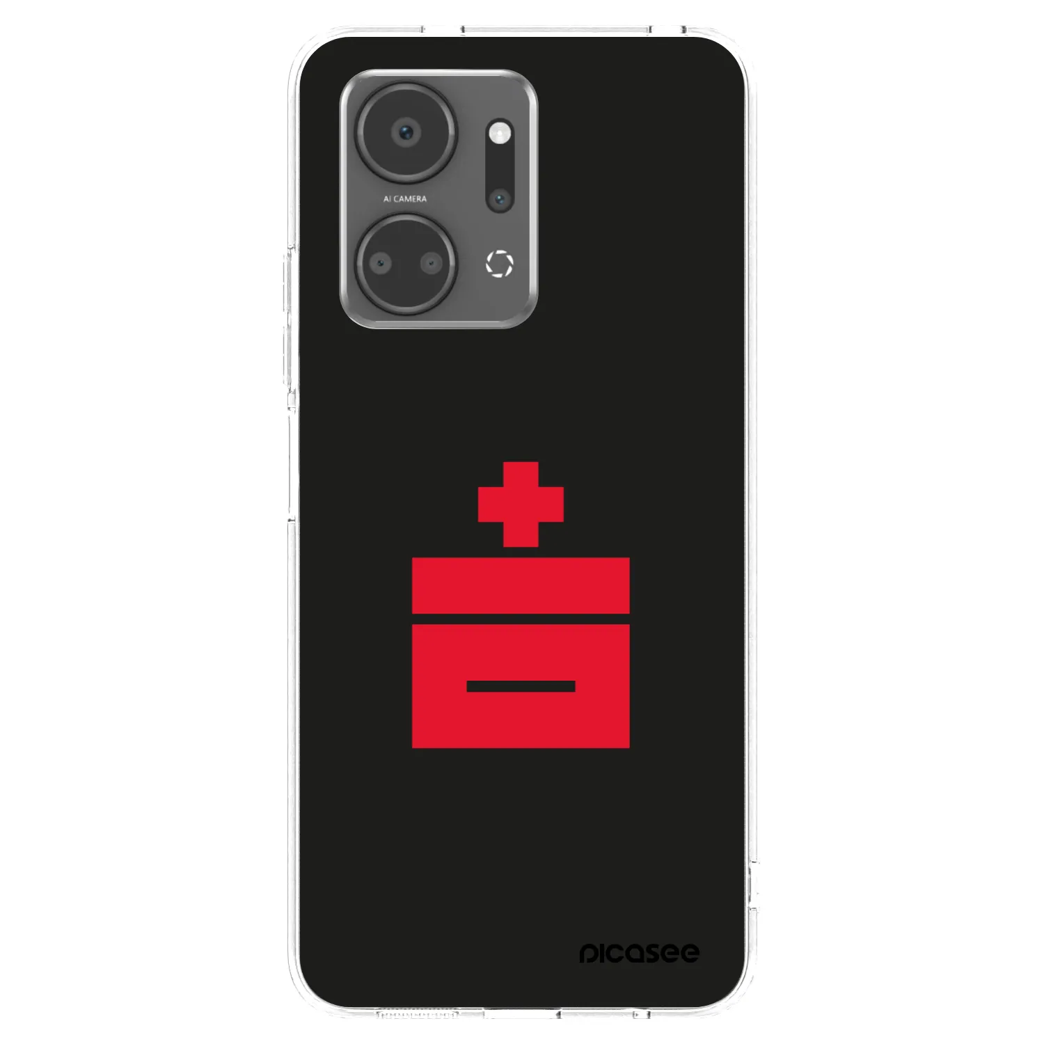 Picasee silikonski prozorni ovitek za Honor X7a - Le Plastenciaga