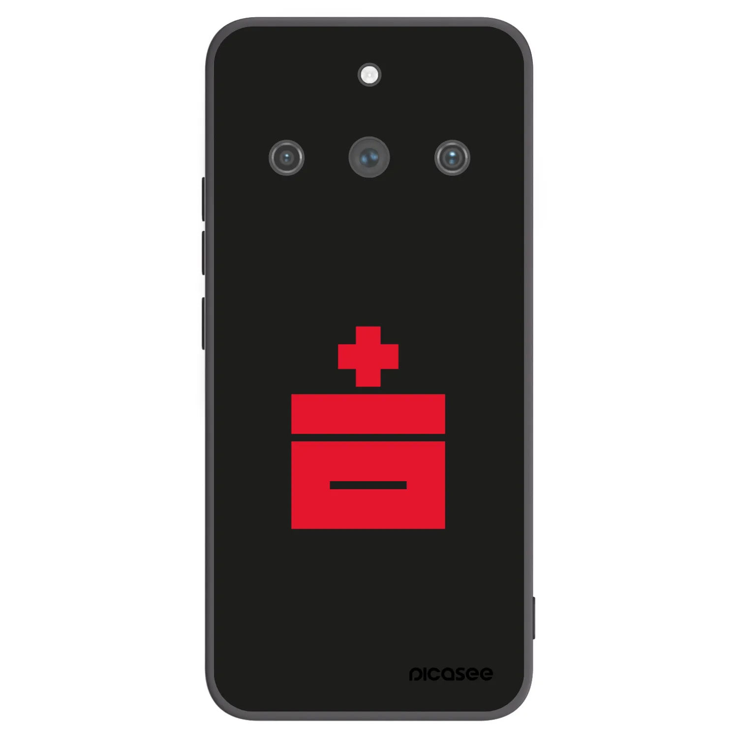 Picasee silikonski črni ovitek za Realme 11 Pro+ - Le Plastenciaga