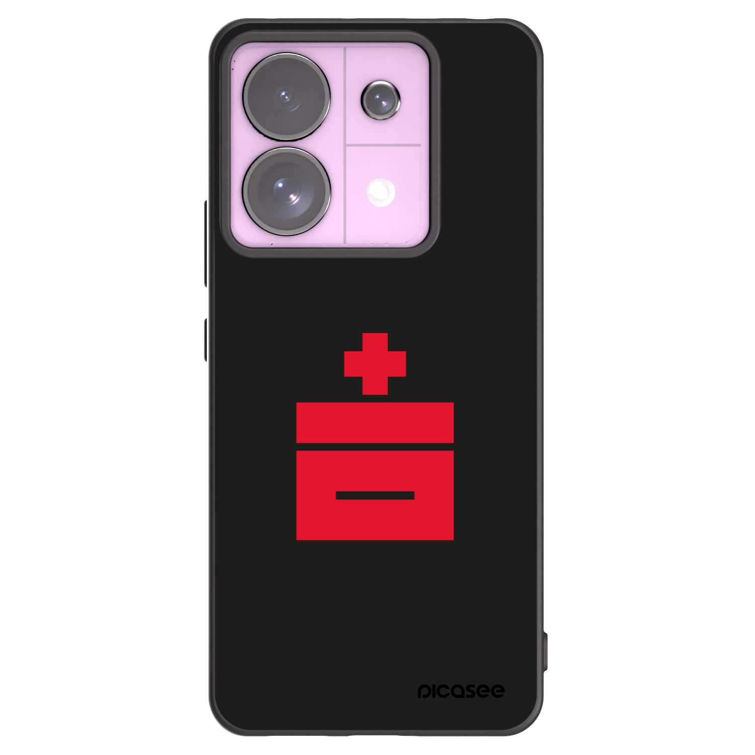 Picasee silikonski črni ovitek za Xiaomi Redmi Note 13 Pro 5G - Le Plastenciaga