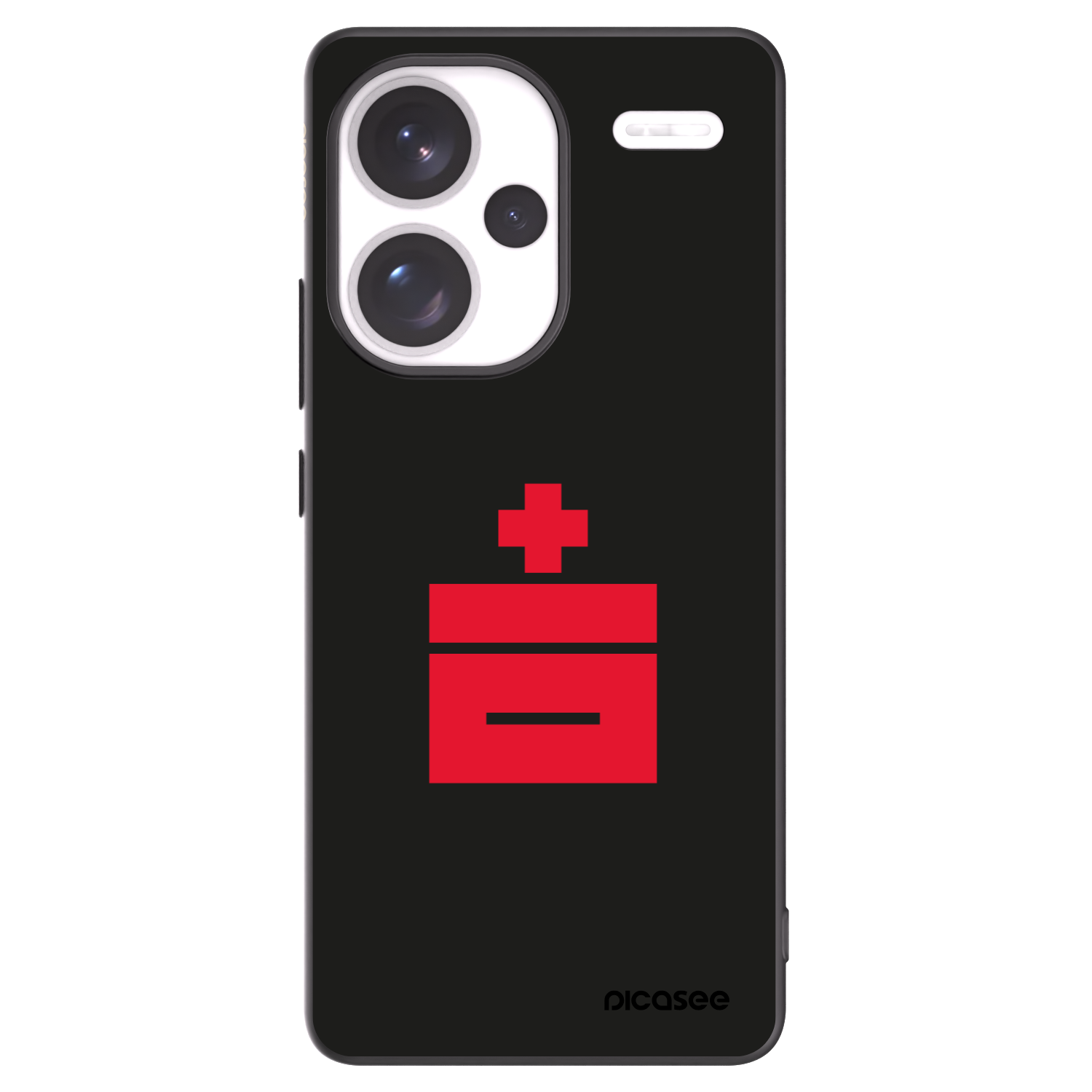 Picasee silikonski črni ovitek za Xiaomi Redmi Note 13 Pro+ 5G - Le Plastenciaga