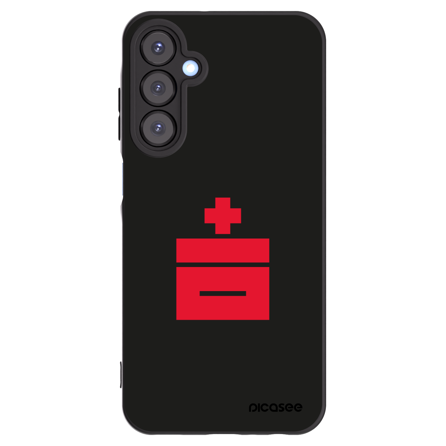 Picasee silikonski črni ovitek za Samsung Galaxy A25 A256B 5G - Le Plastenciaga