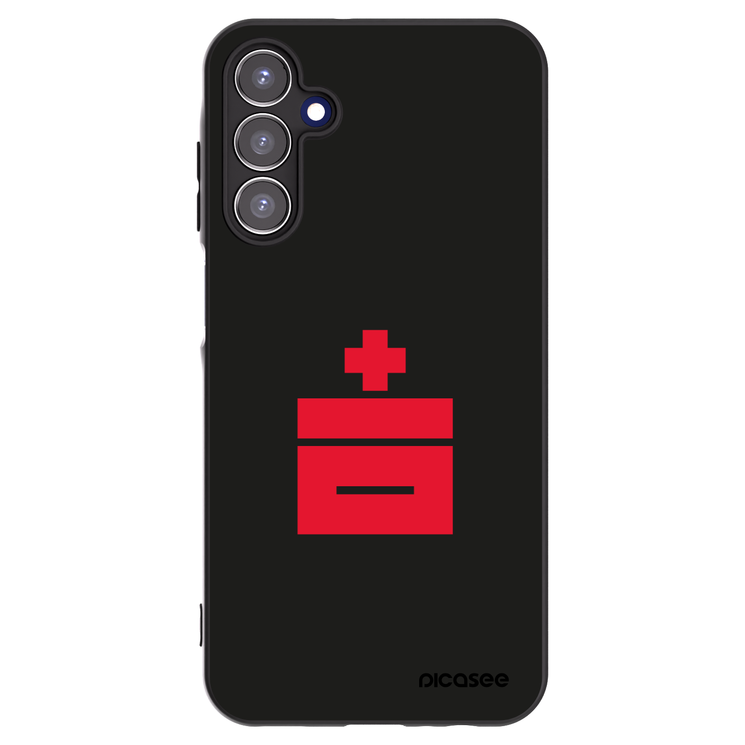 Picasee silikonski črni ovitek za Samsung Galaxy A15 A155F 4G - Le Plastenciaga