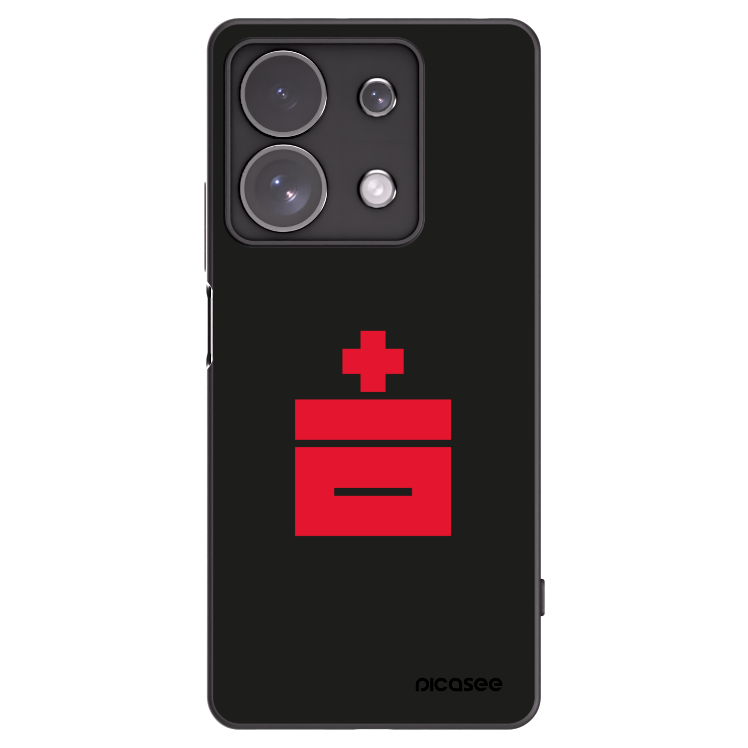 Picasee silikonski črni ovitek za Xiaomi Redmi Note 13 Pro 4G - Le Plastenciaga
