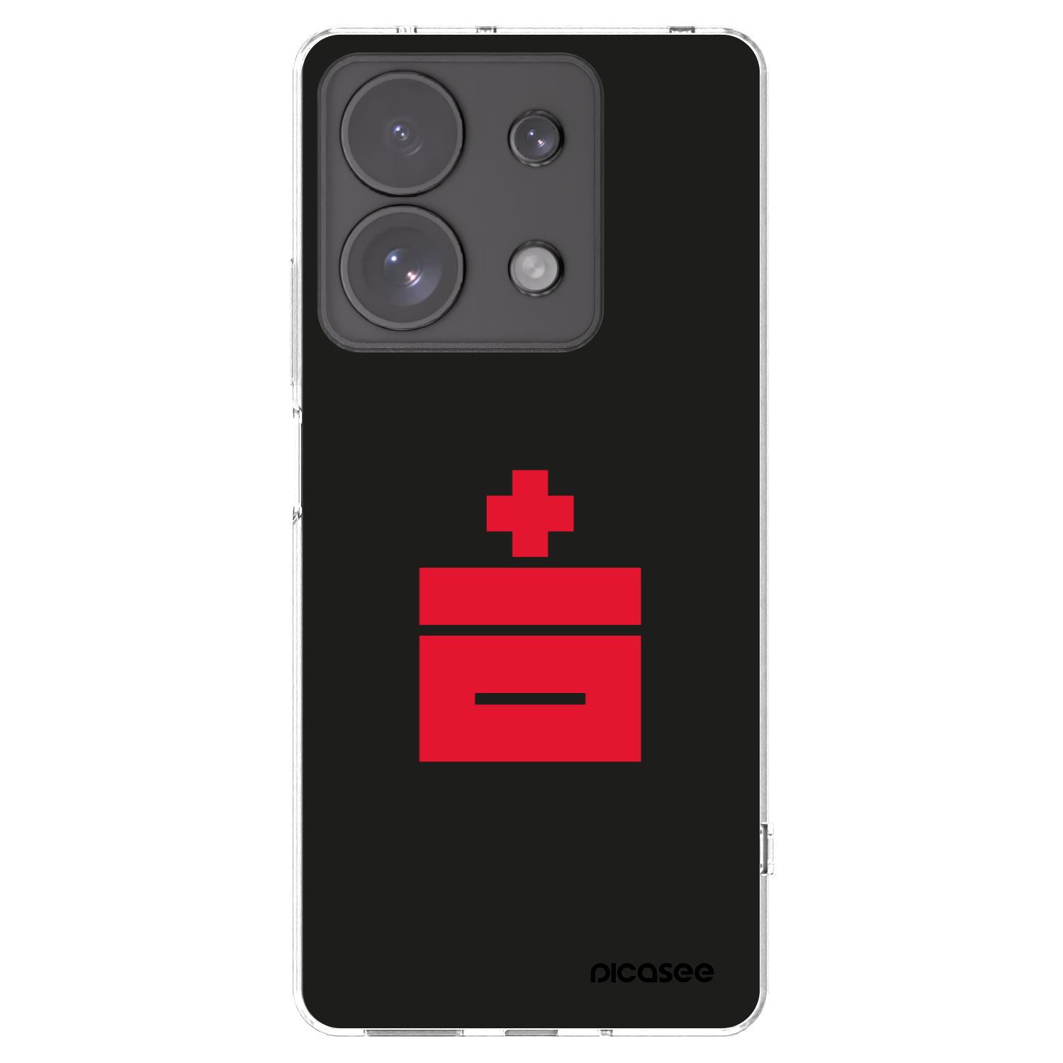 Picasee silikonski prozorni ovitek za Xiaomi Redmi Note 13 Pro 4G - Le Plastenciaga
