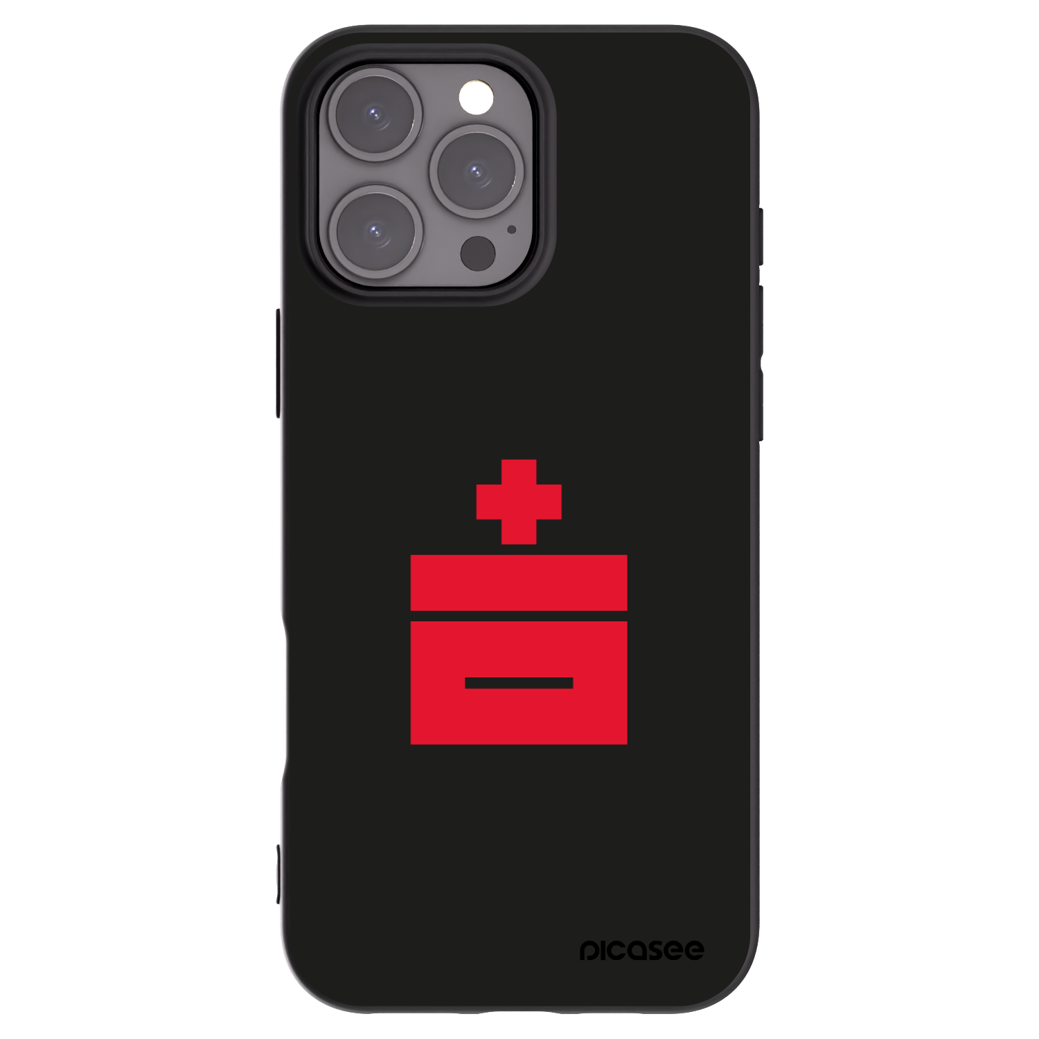 Picasee silikonski črni ovitek za Apple iPhone 16 Pro Max - Le Plastenciaga
