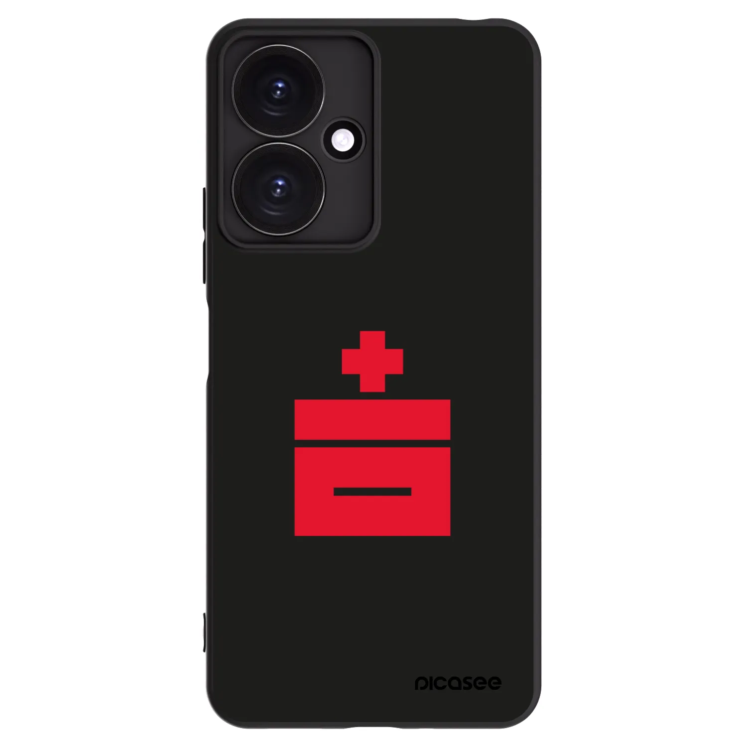 Picasee silikonski črni ovitek za Xiaomi Redmi 13C 5G - Le Plastenciaga