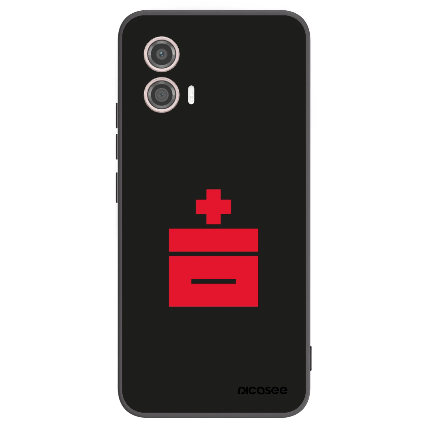 Picasee silikonski črni ovitek za Motorola Moto G53 5G - Le Plastenciaga