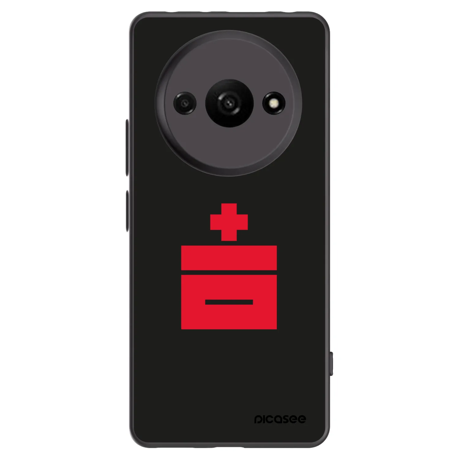 Picasee silikonski črni ovitek za Xiaomi Redmi A3 - Le Plastenciaga