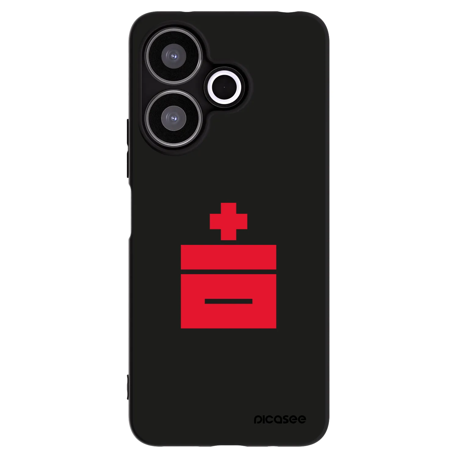 Picasee silikonski črni ovitek za Xiaomi Redmi 13 4G - Le Plastenciaga