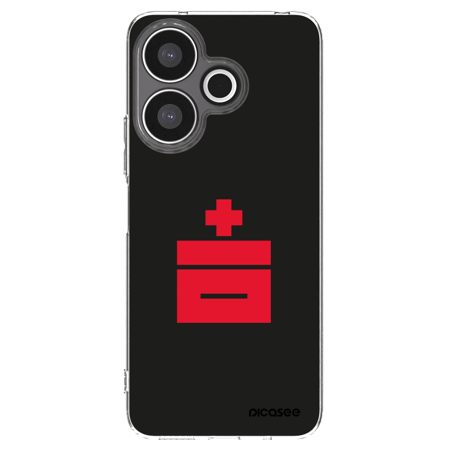 Picasee silikonski prozorni ovitek za Xiaomi Redmi 13 4G - Le Plastenciaga