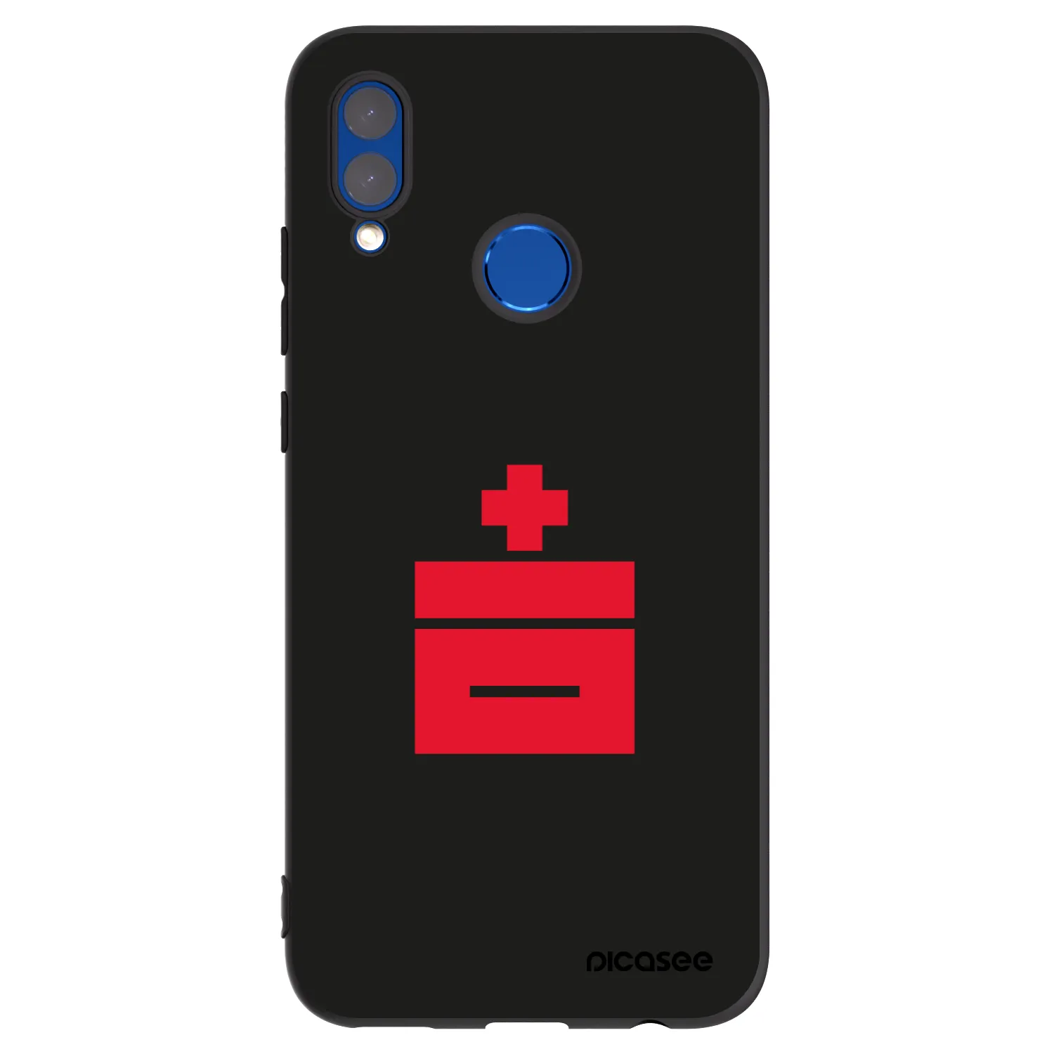 Picasee silikonski črni ovitek za Honor 10 Lite - Le Plastenciaga