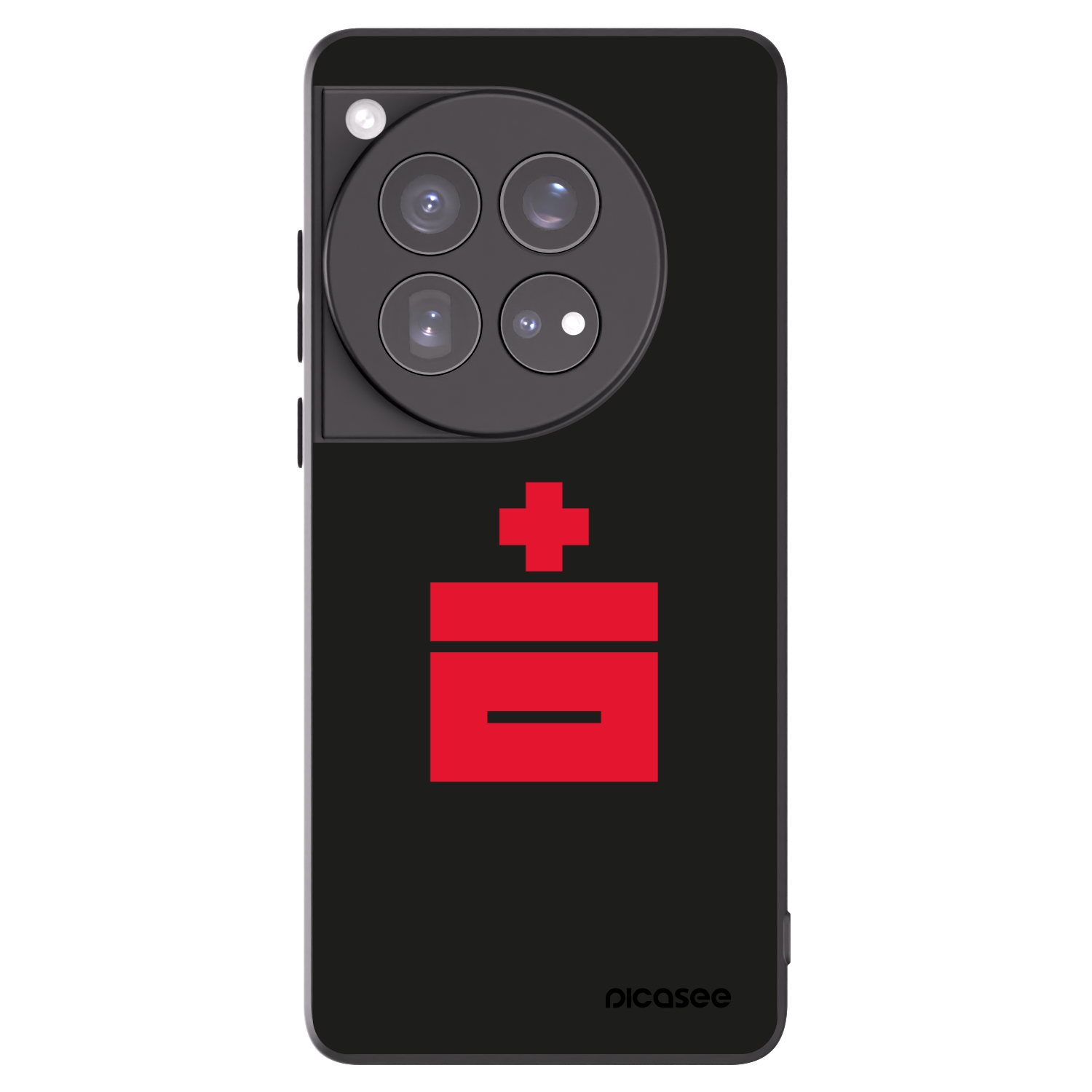 Picasee silikonski črni ovitek za OnePlus 12 5G - Le Plastenciaga