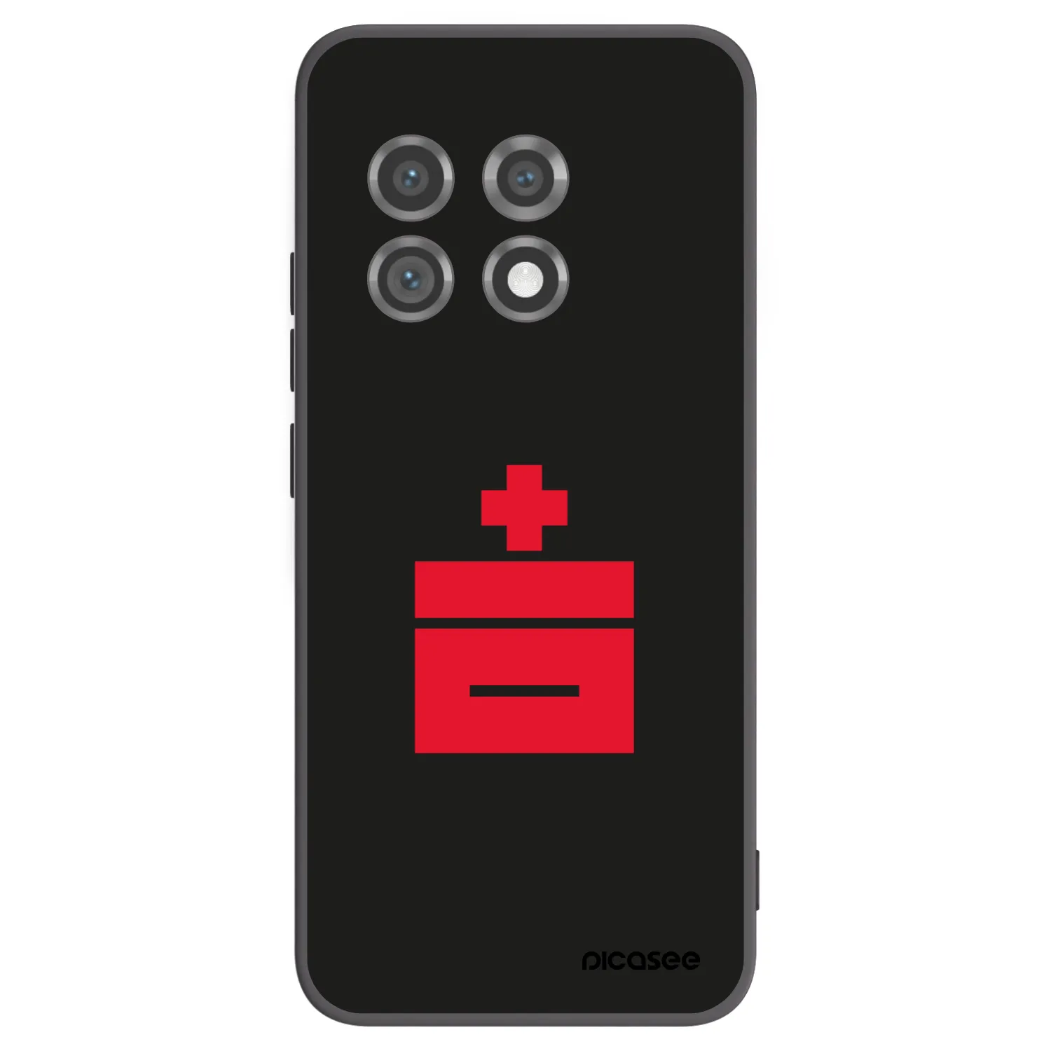 Picasee silikonski črni ovitek za OnePlus 11 5G - Le Plastenciaga