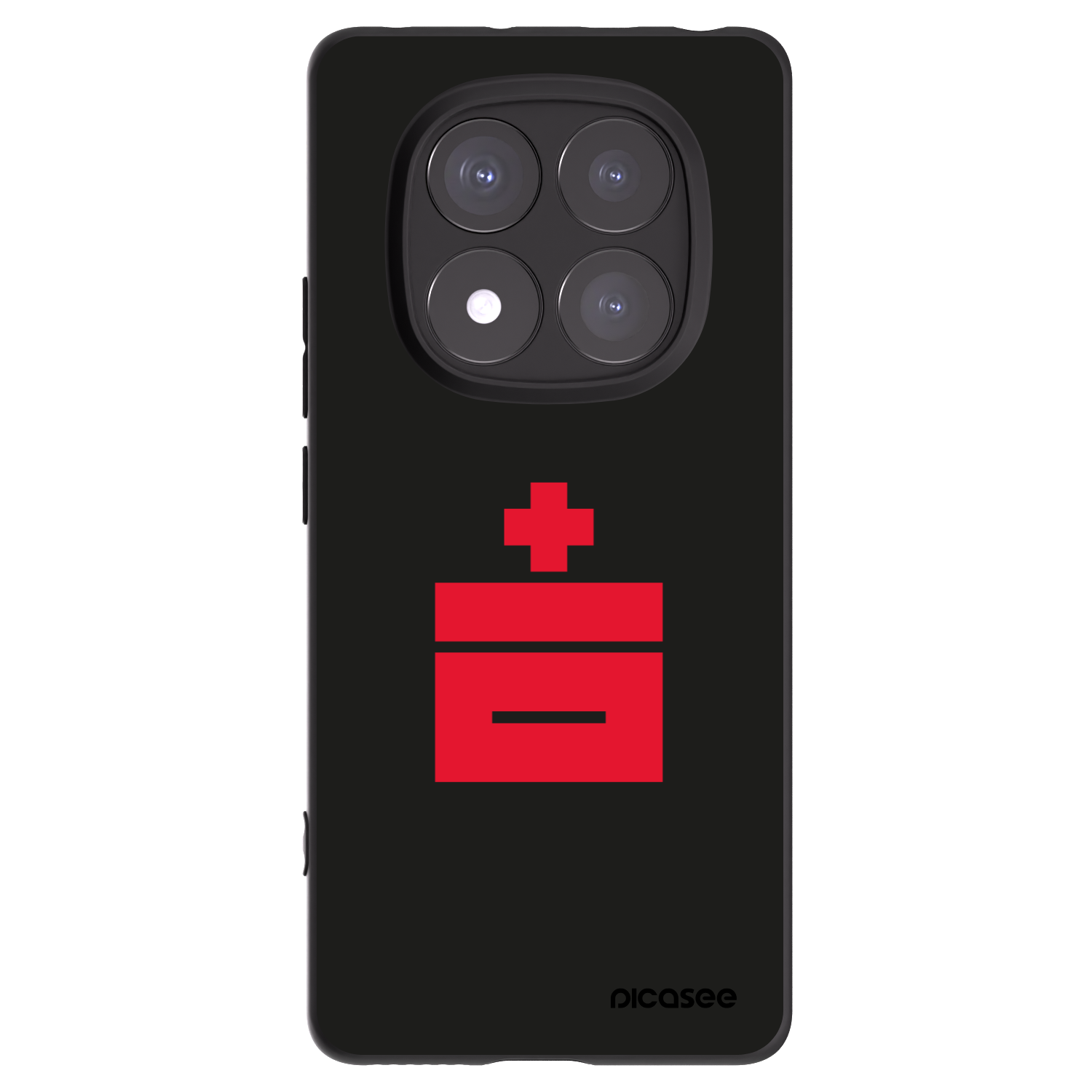 Picasee silikonski črni ovitek za Xiaomi Redmi Note 14 Pro 5G - Le Plastenciaga