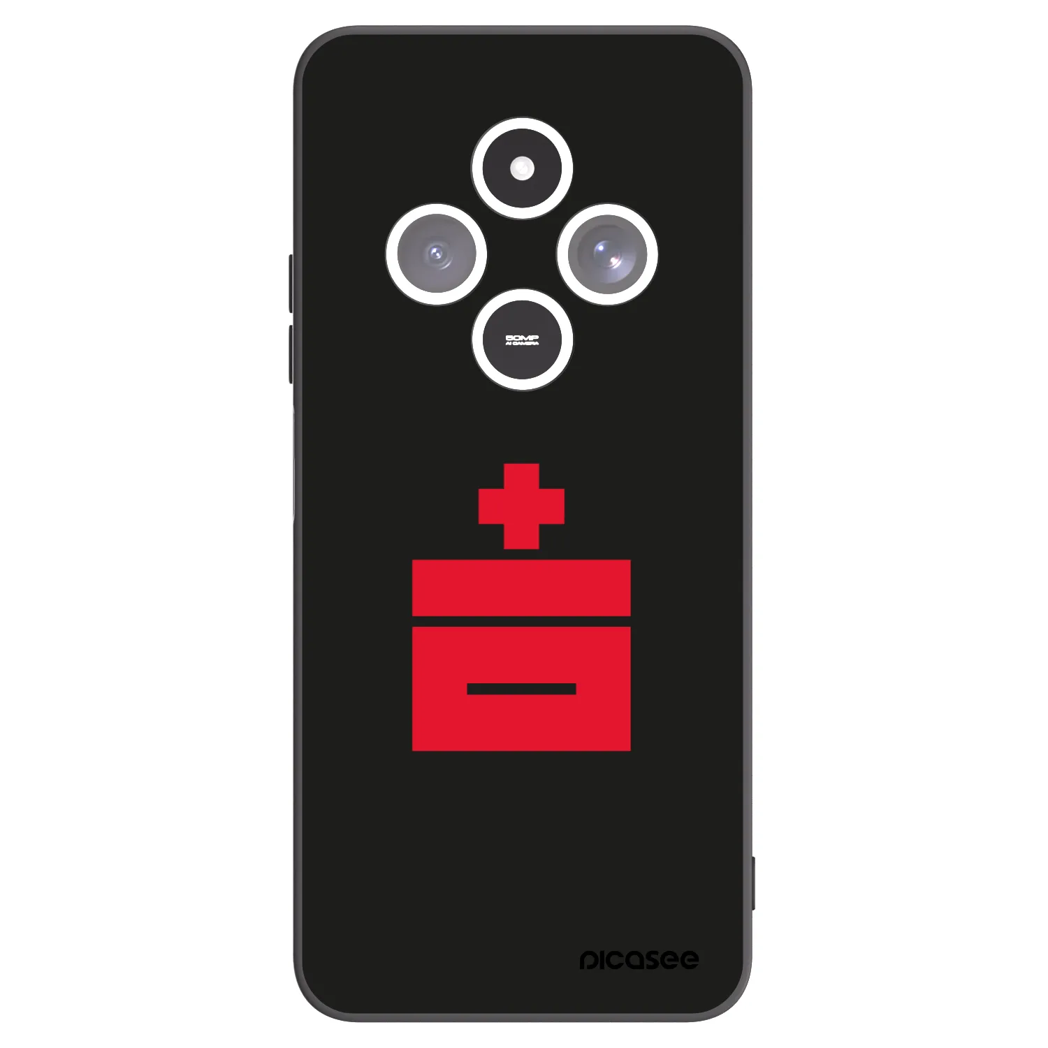 Picasee silikonski črni ovitek za Xiaomi Redmi 14C - Le Plastenciaga